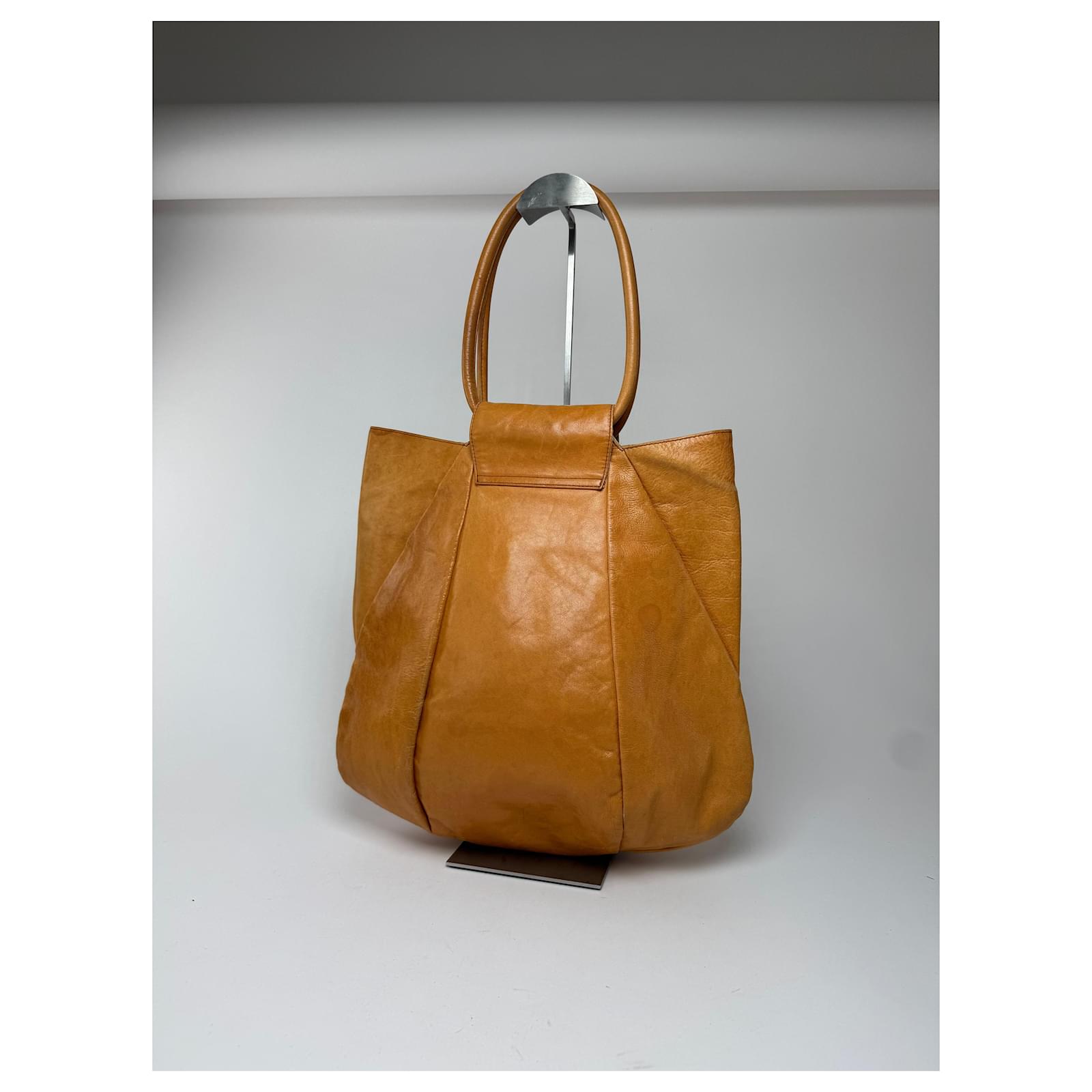 Vintage Vivienne Westwood 2 Way Leather bag camel ref.2319441
