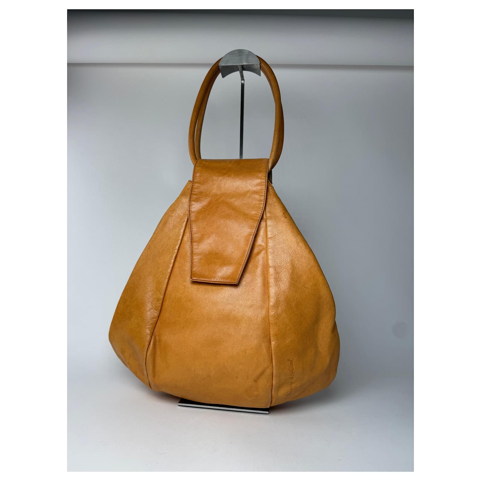 Vintage Vivienne Westwood 2 Way Leather bag camel ref.2319441