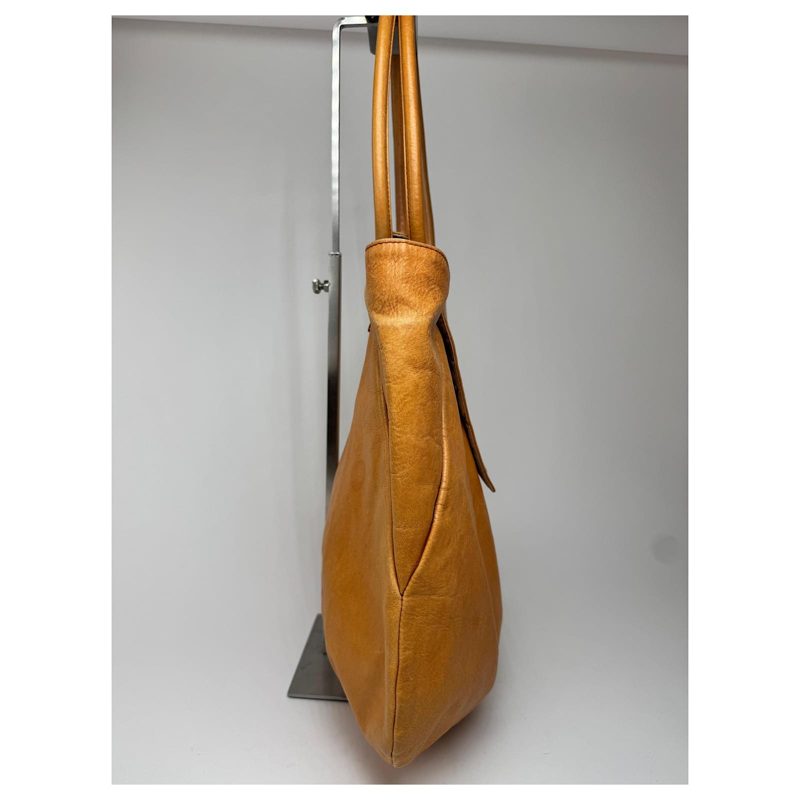 Vintage Vivienne Westwood 2 Way Leather bag camel ref.2319441