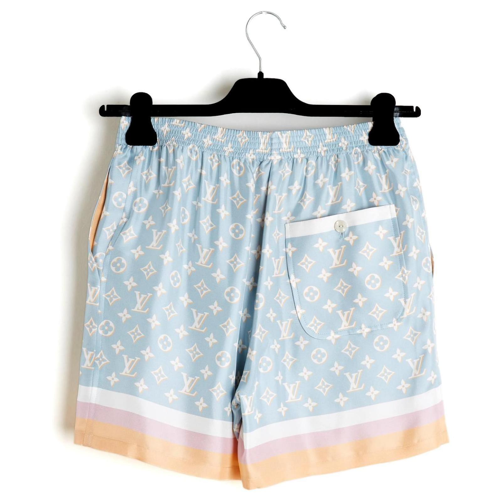 パンツ Louis Vuitton Monogram Pyjama Shorts/36 Stripe Accent Monogram Pyjama Shorts - Discontinued Product