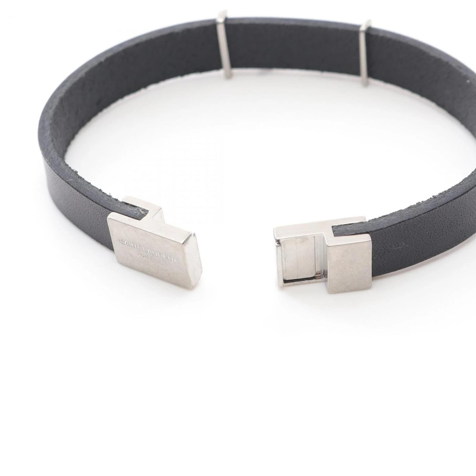 Ysl Cassandra leather bracelet