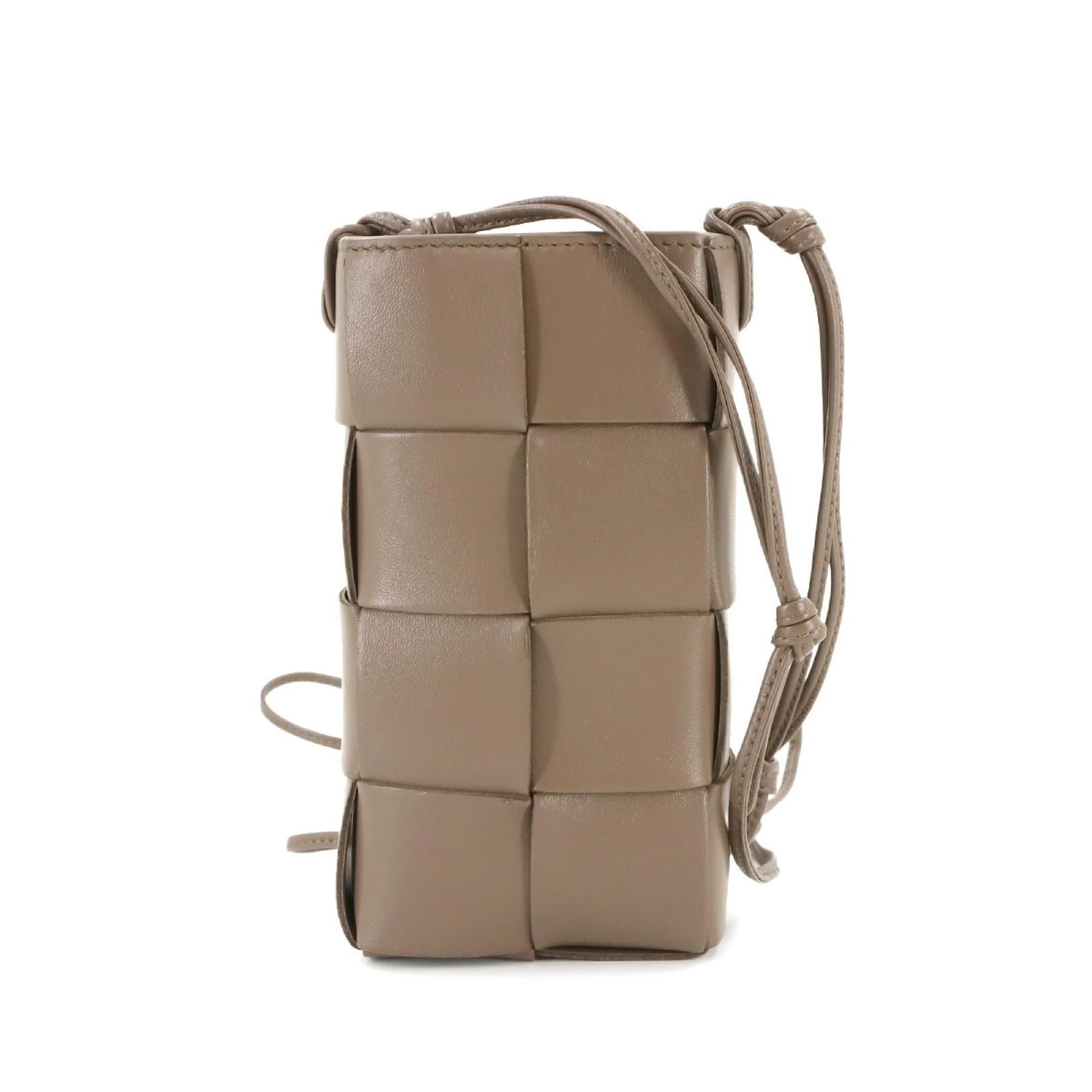 Bottega Veneta Intrecciato Cassette Mini Crossbody Phone Pouch