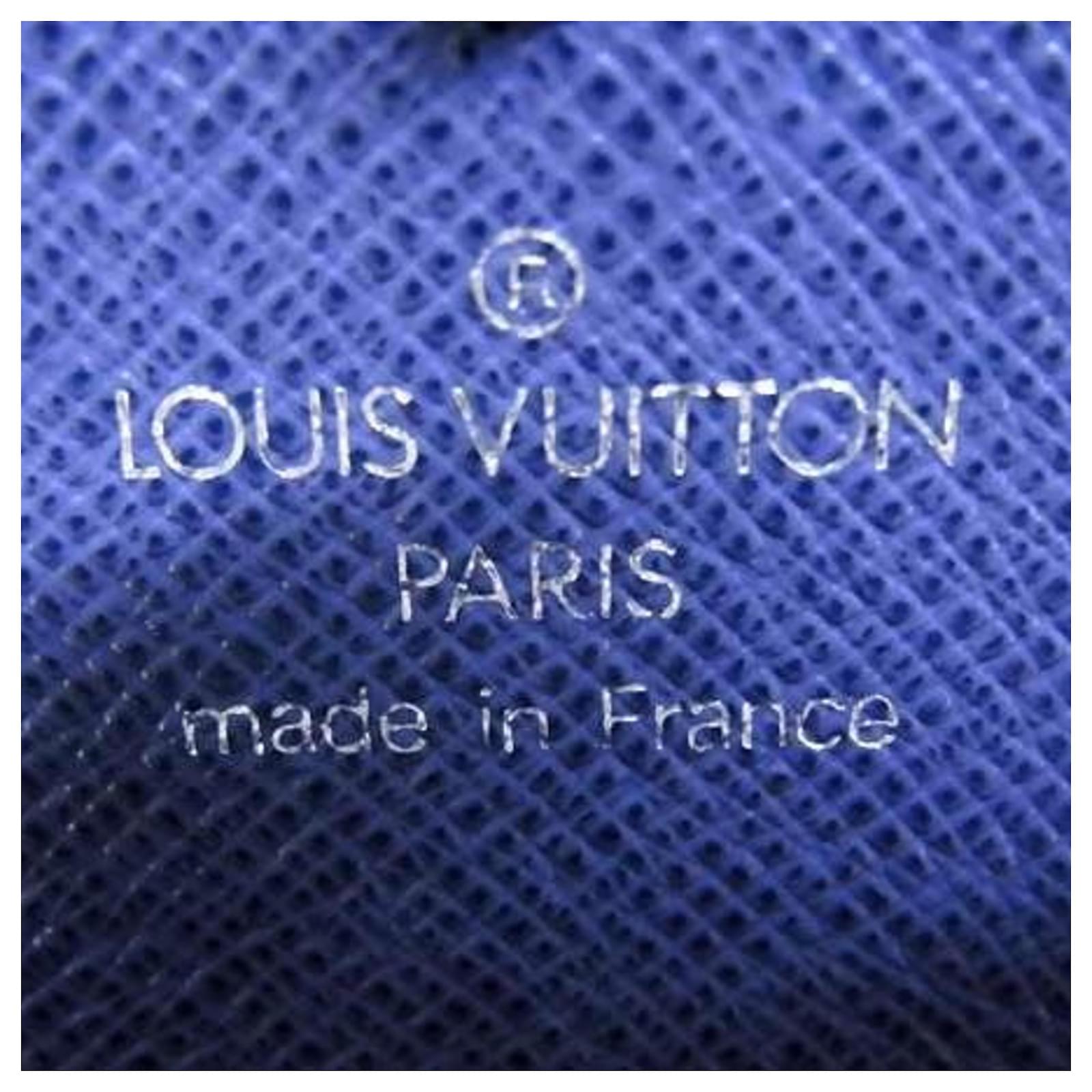 Louis Vuitton Bi-fold Wallet in Mokey Blue Leather ref.2322895