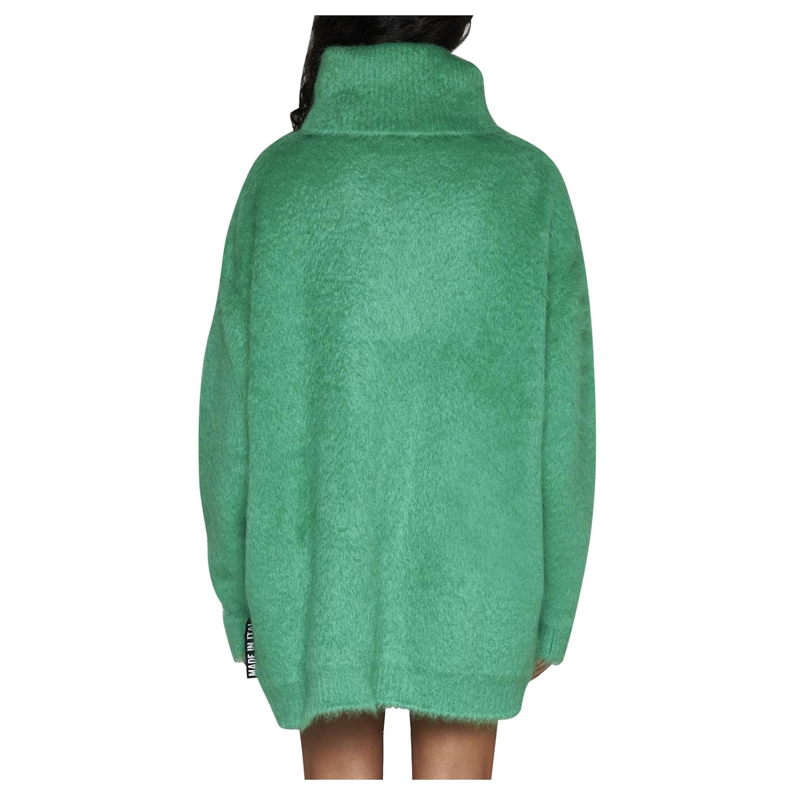 green gucci sweater dress Gucci Brushed Mohair Jumper Dress | Green