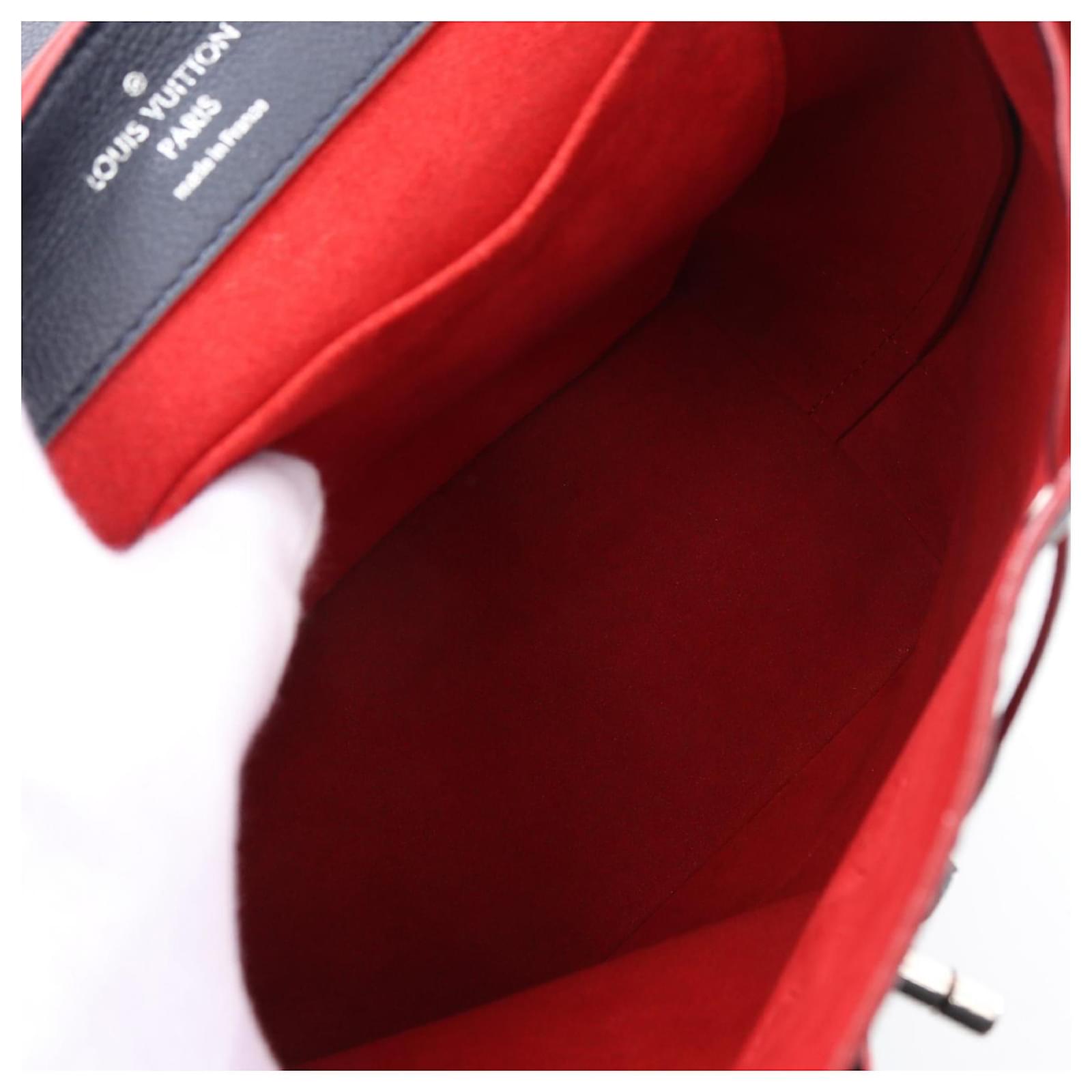 Louis Vuitton Lockme Leather Backpack Blue ref.2326225