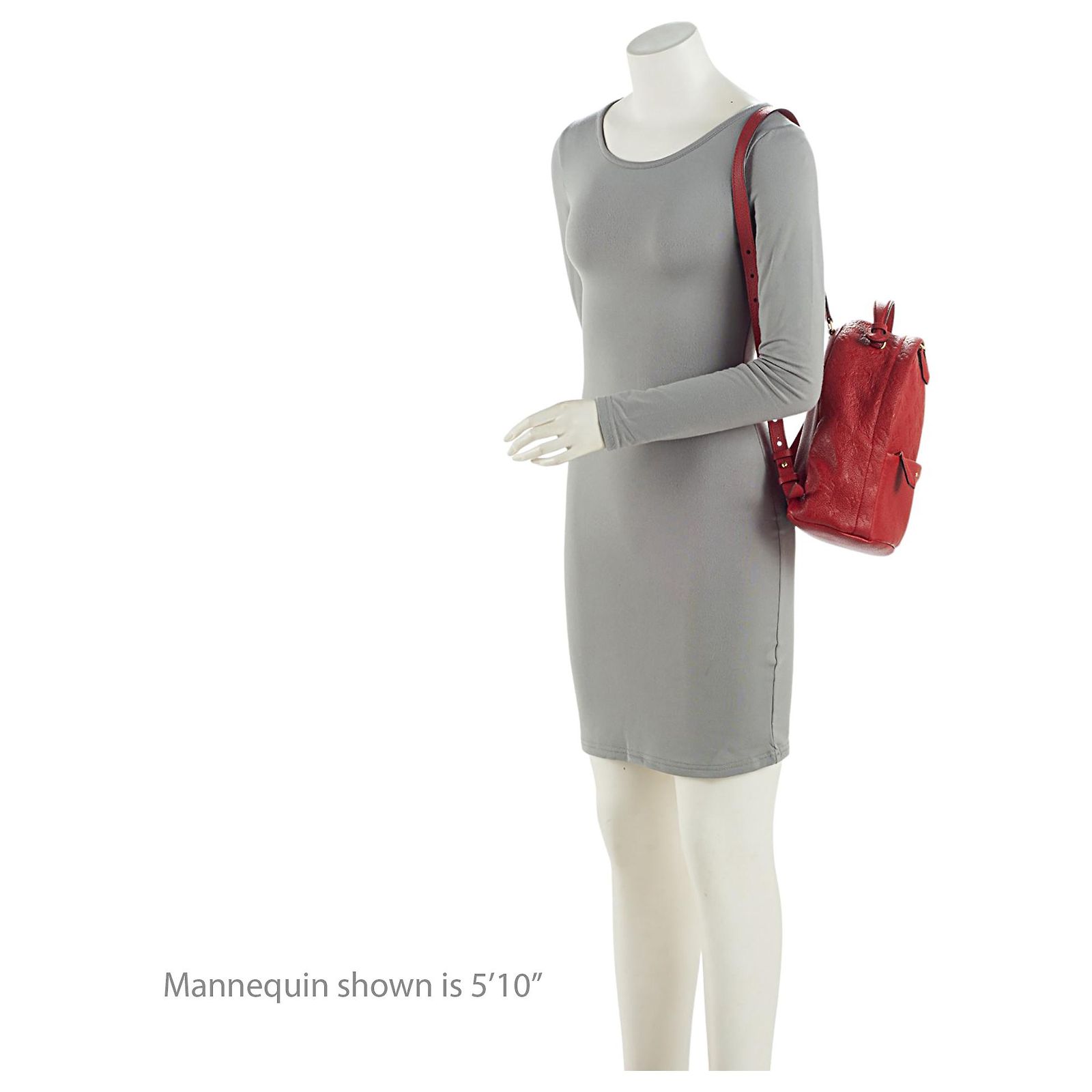 Louis Vuitton Monogram Empreinte Sorbonne Backpack Red 