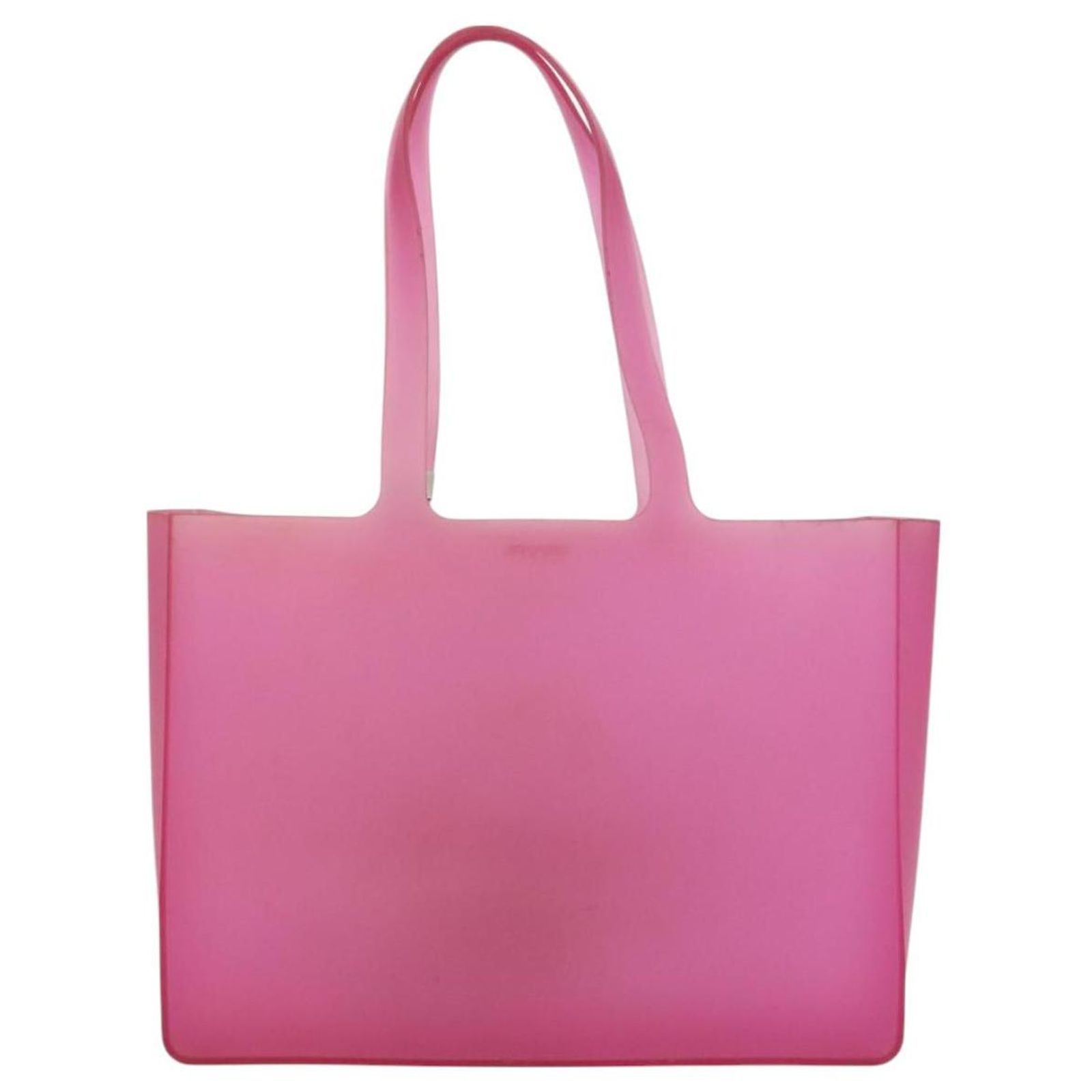 CHANEL Tote Bag Rubber Pink CC Auth ep9282 ref.2327272 (Sold