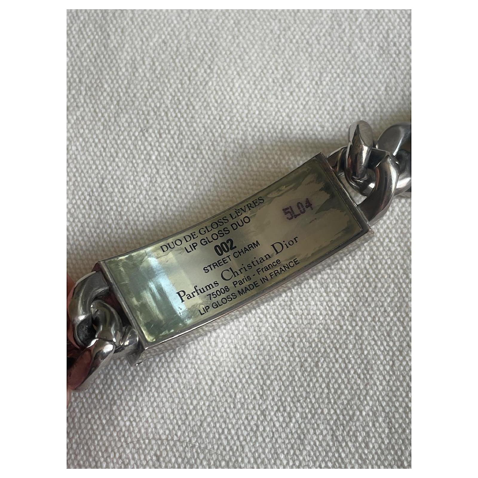 Christian Dior Street Charm 002 Lip Gloss Duo Metallic Metal ref