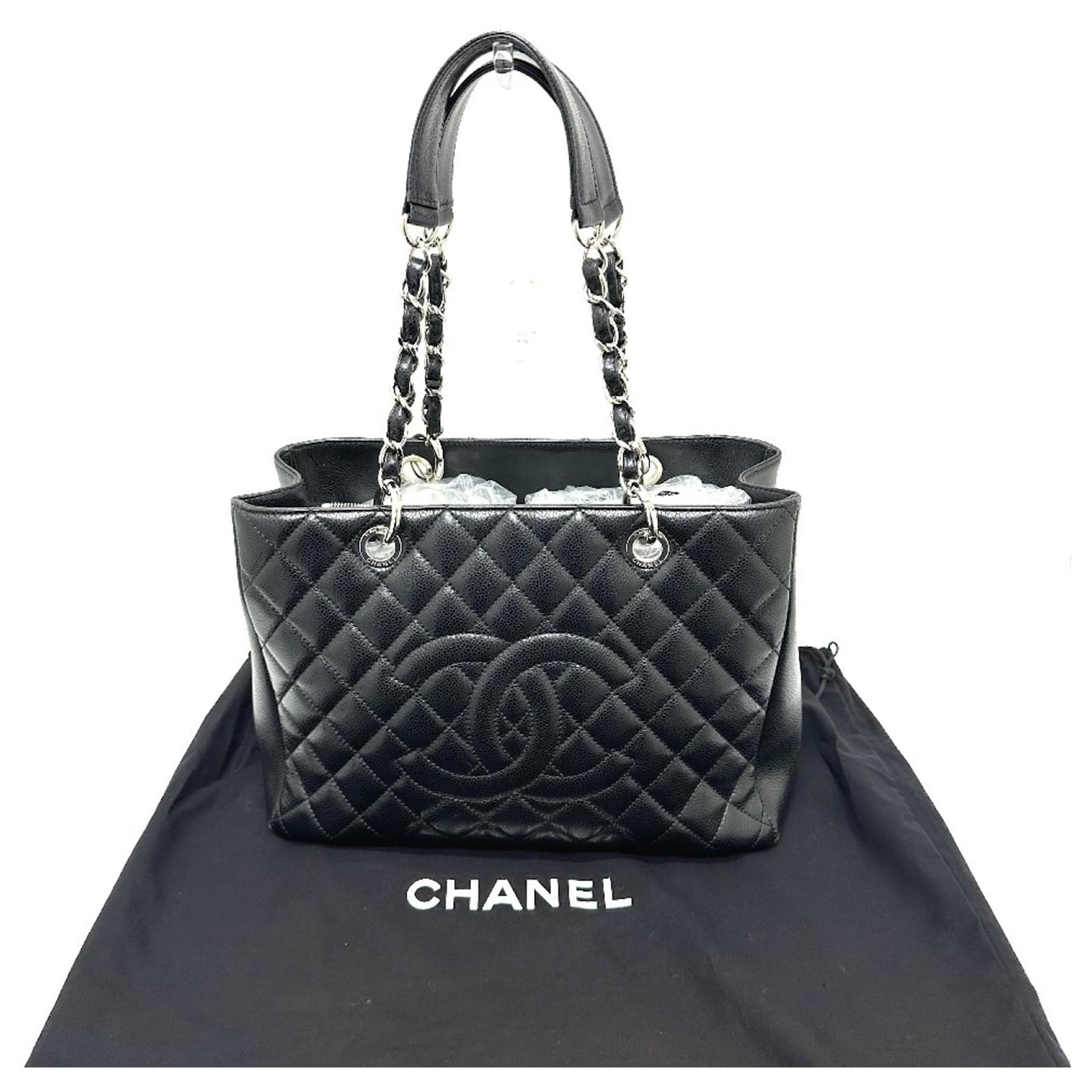 Chanel Black Grained Calfskin Tote Bag ref.JC2331653 (Sold) - Joli