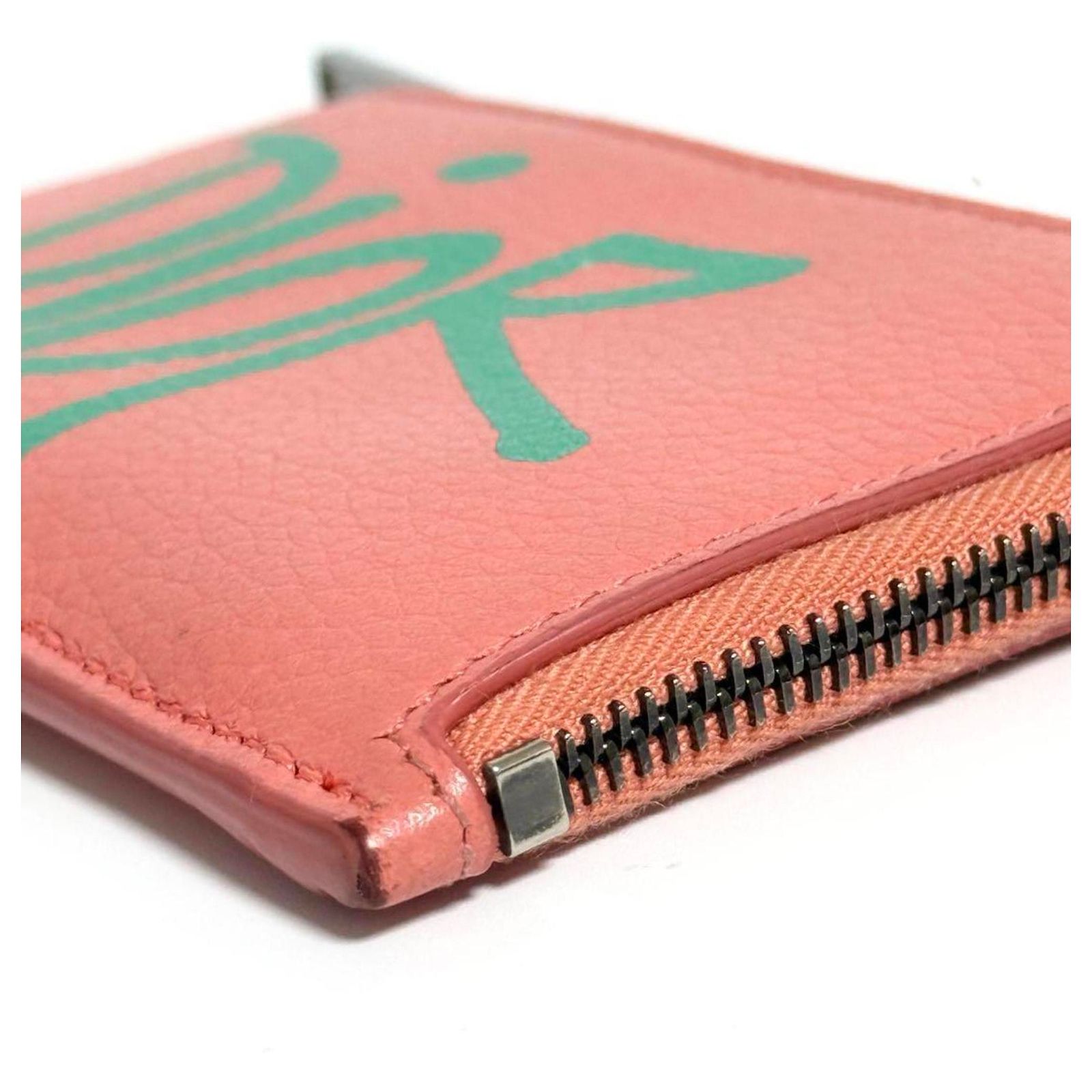 Christian Dior Shawn Stussy Fragment Case Coin Leather ref.2332229 