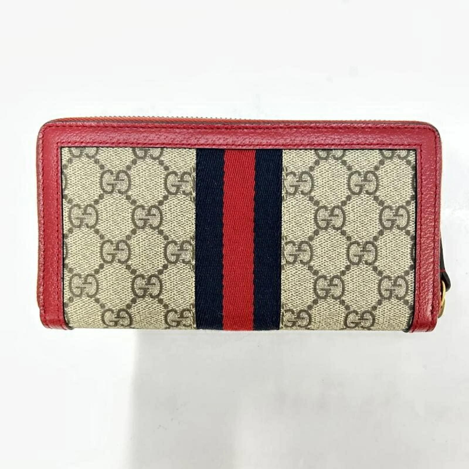 Gucci Queen Margaret GG Supreme Long Wallet Cloth ref