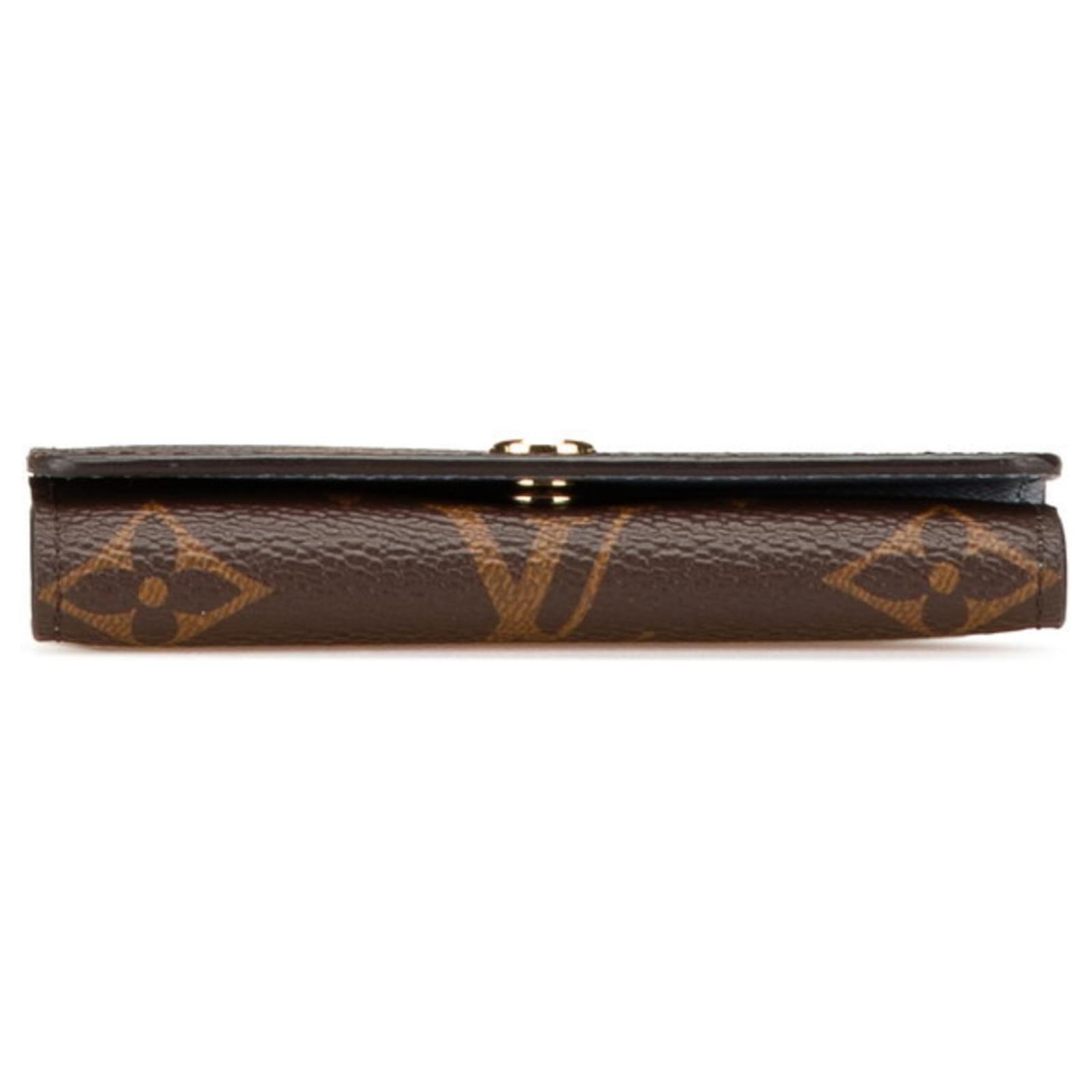 Louis Vuitton Monogram Multicle 4 Key Case Brown Light blue  ref.2333552