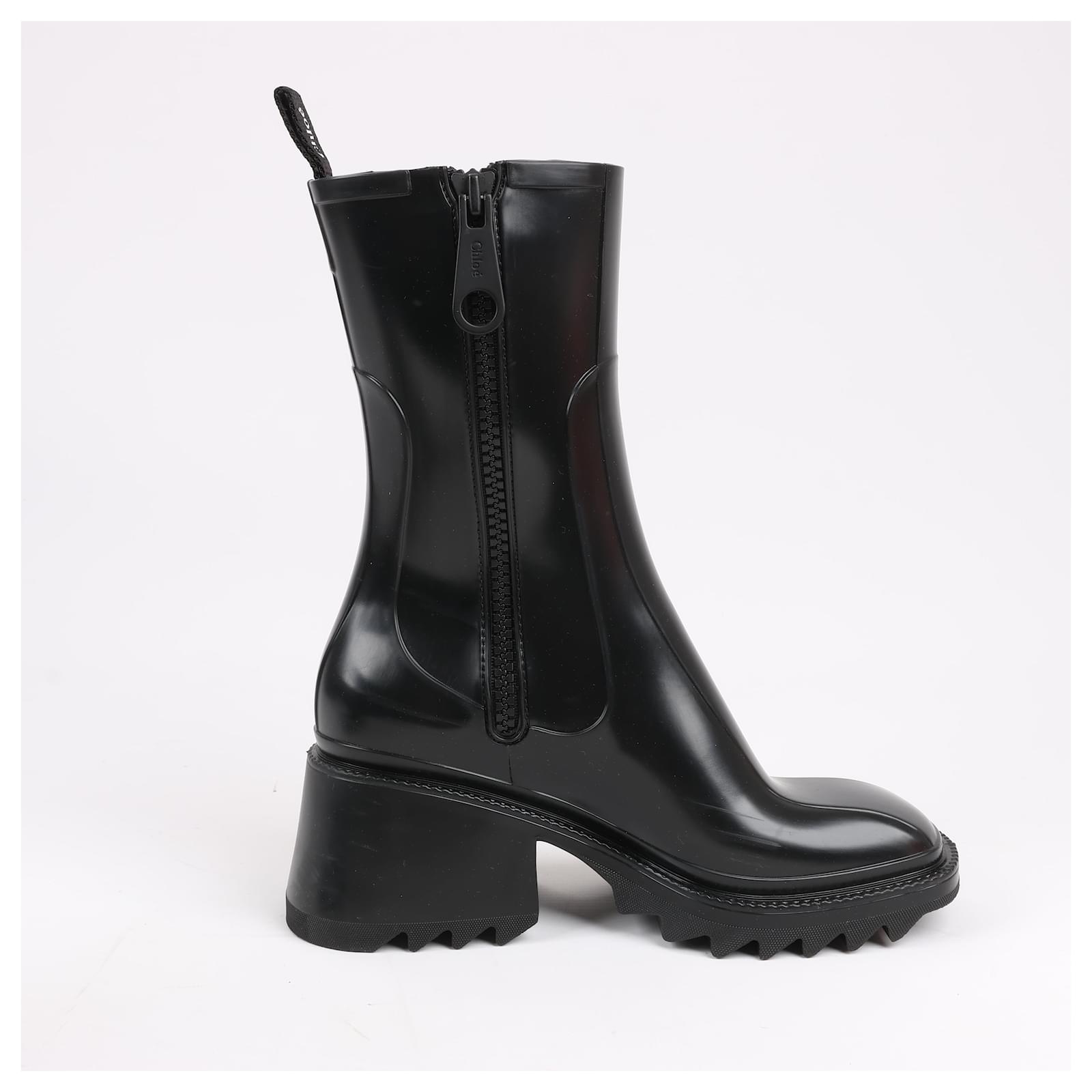 Chloé Stivali in gomma Chloe BETTY neri, taglia 38 EU Nero Di