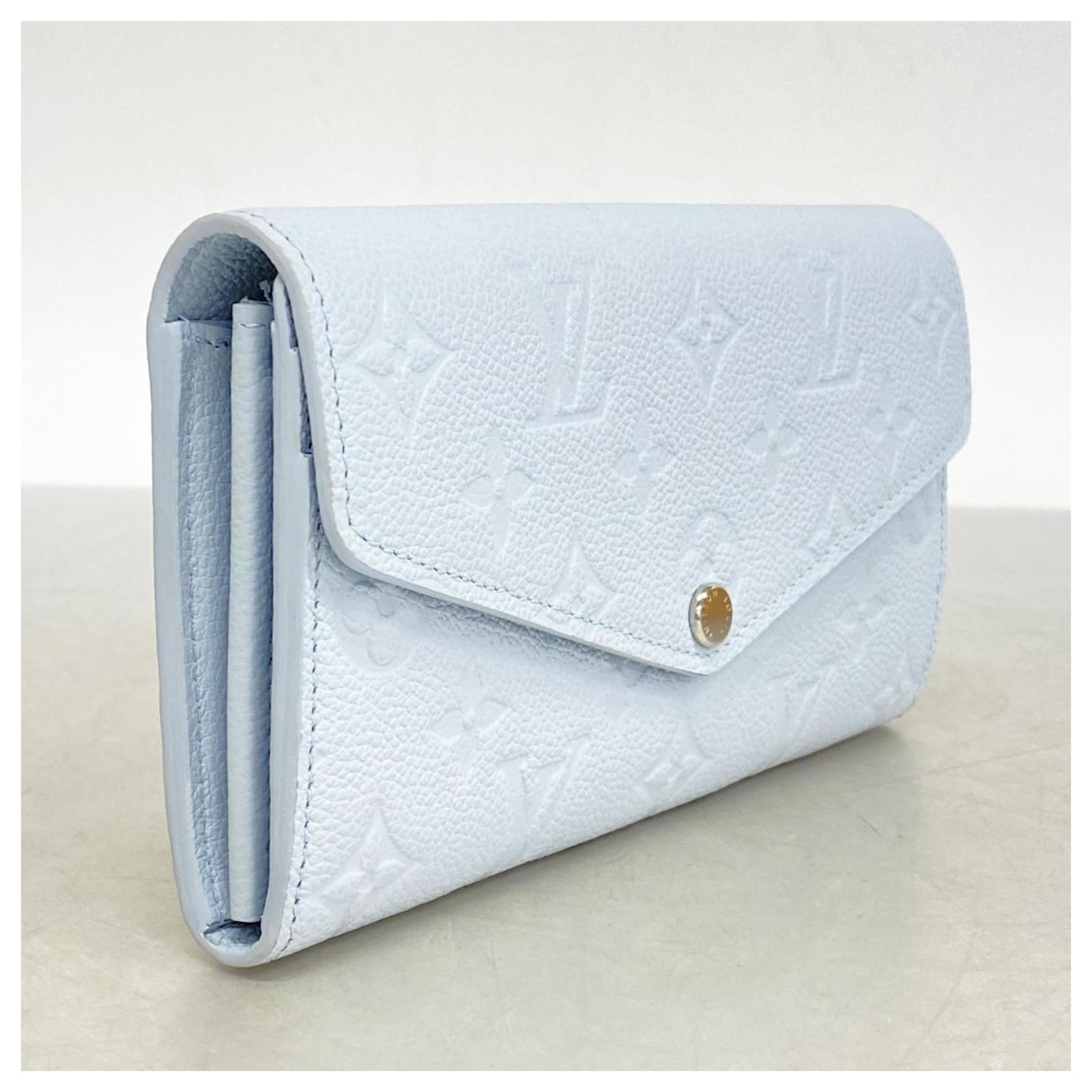 Sarah Louis Vuitton Long Wallet in Washed Blue  ref.2334417