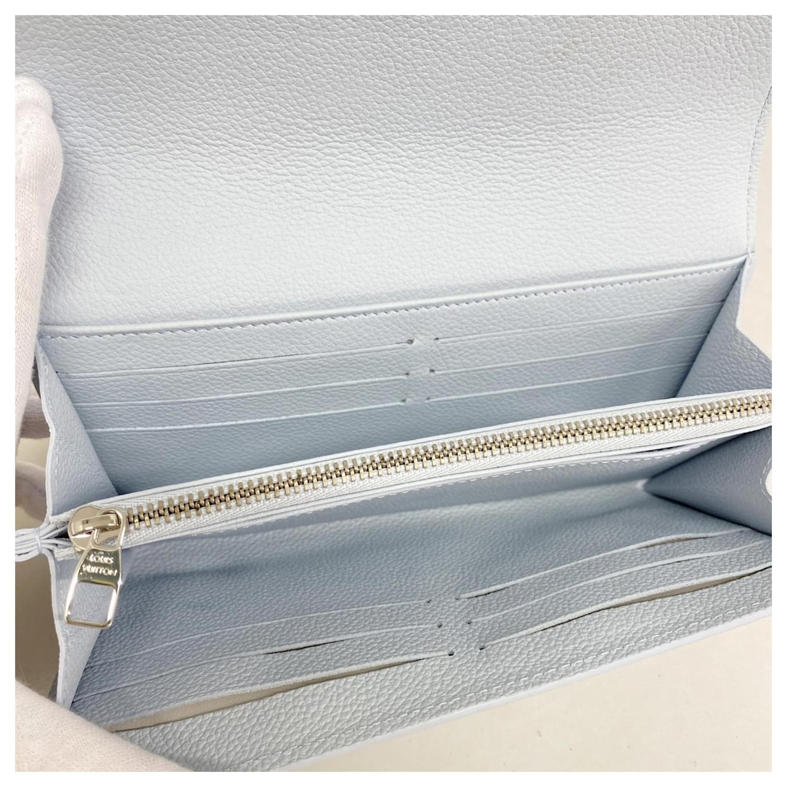 Sarah Louis Vuitton Long Wallet in Washed Blue  ref.2334417