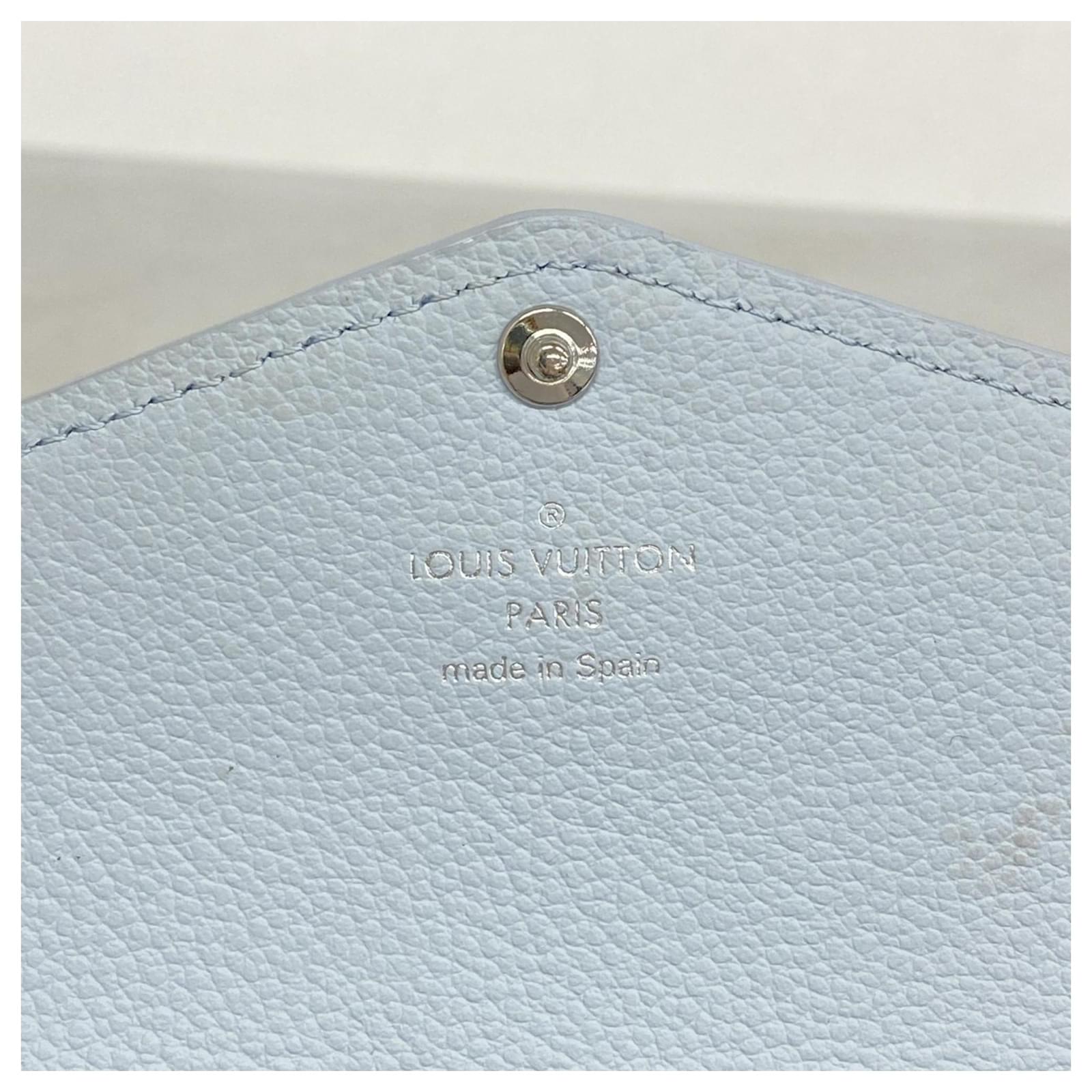 Sarah Louis Vuitton Long Wallet in Washed Blue  ref.2334417
