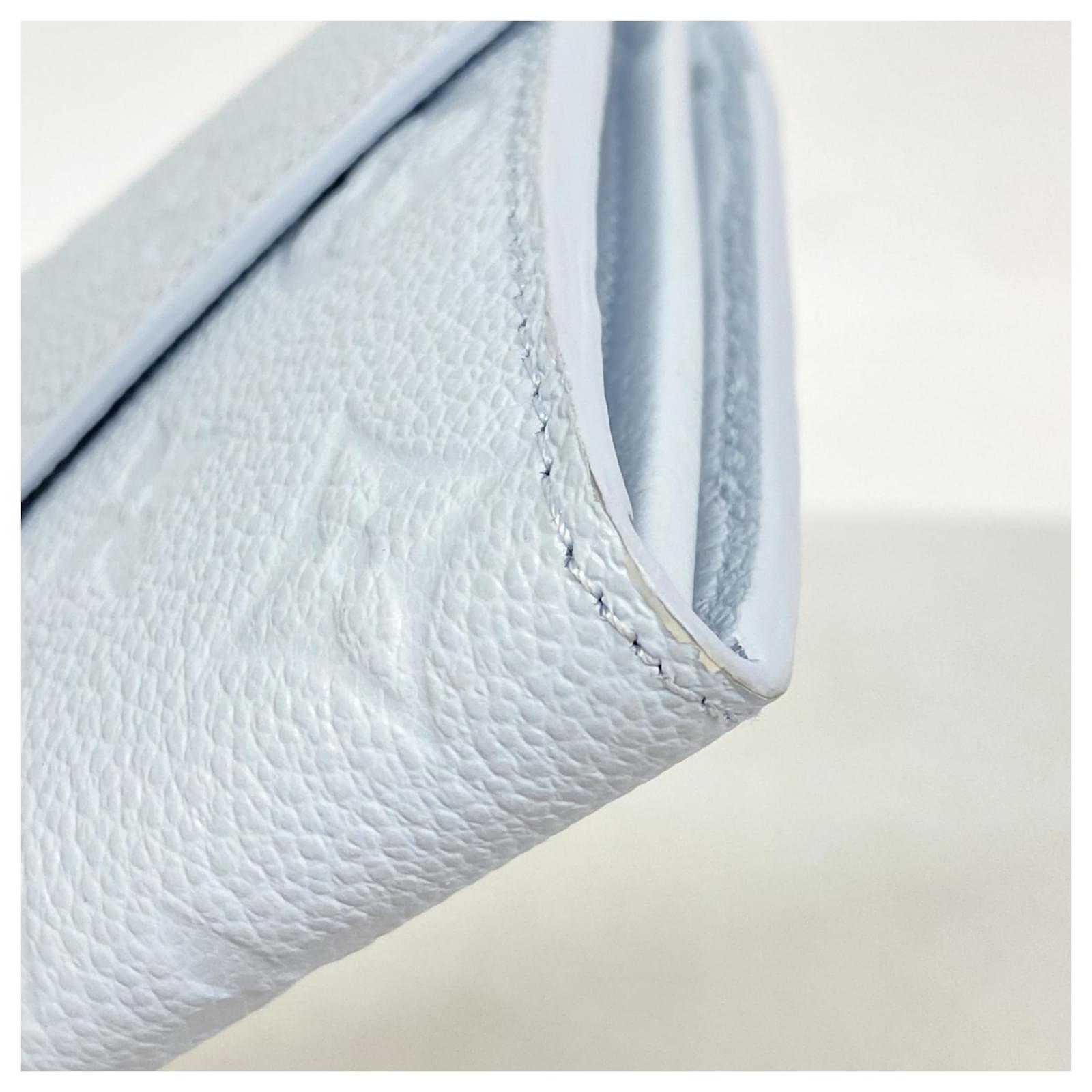 Sarah Louis Vuitton Long Wallet in Washed Blue  ref.2334417