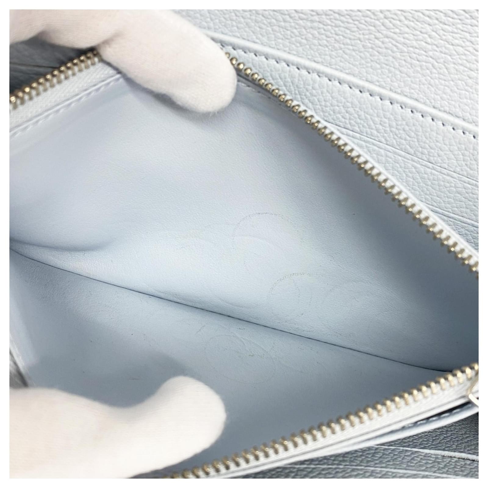 Sarah Louis Vuitton Long Wallet in Washed Blue  ref.2334417