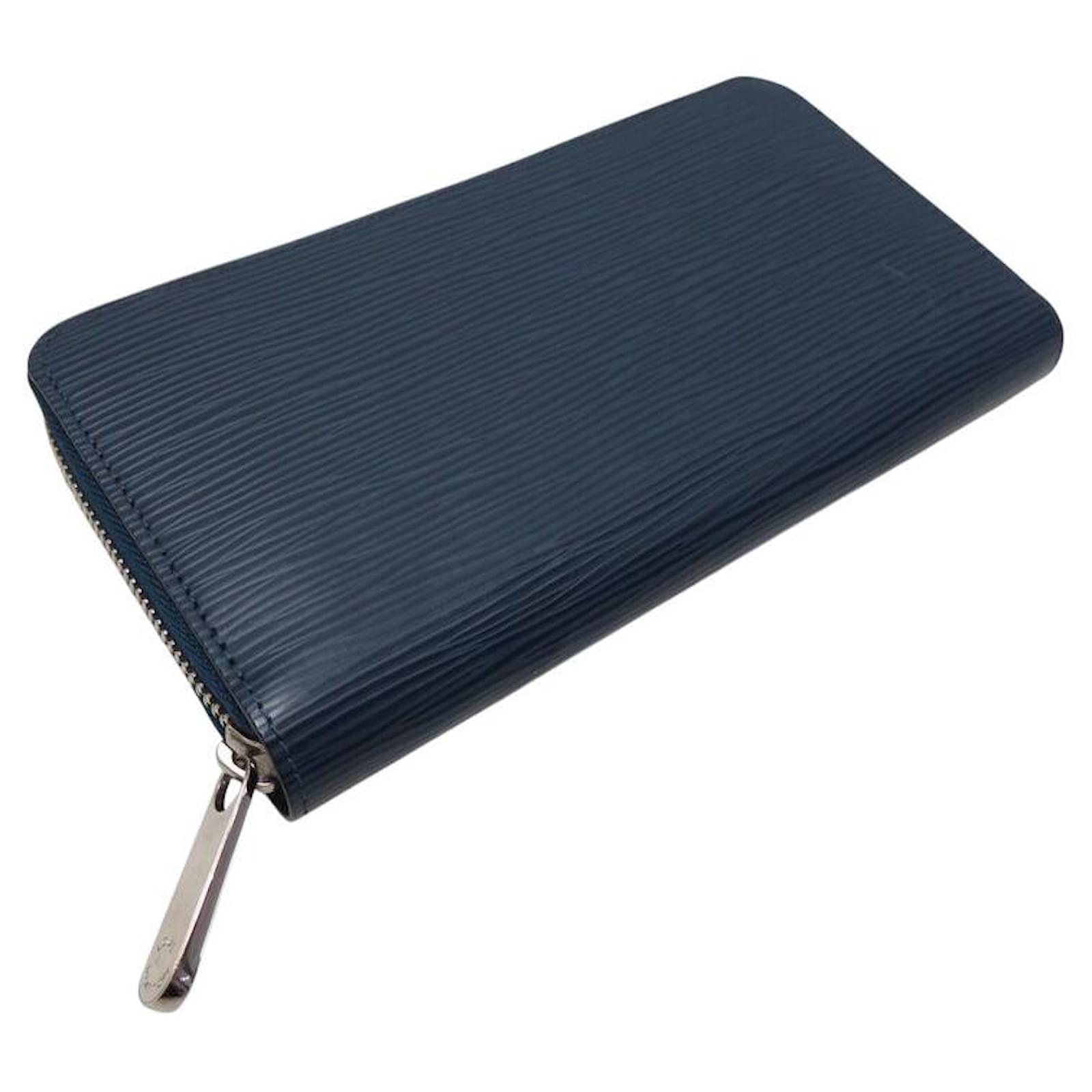LOUIS VUITTON ZIPPY ORGANIZER IN NAVY BLUE EPI LEATHER WALLET  ref.2334580