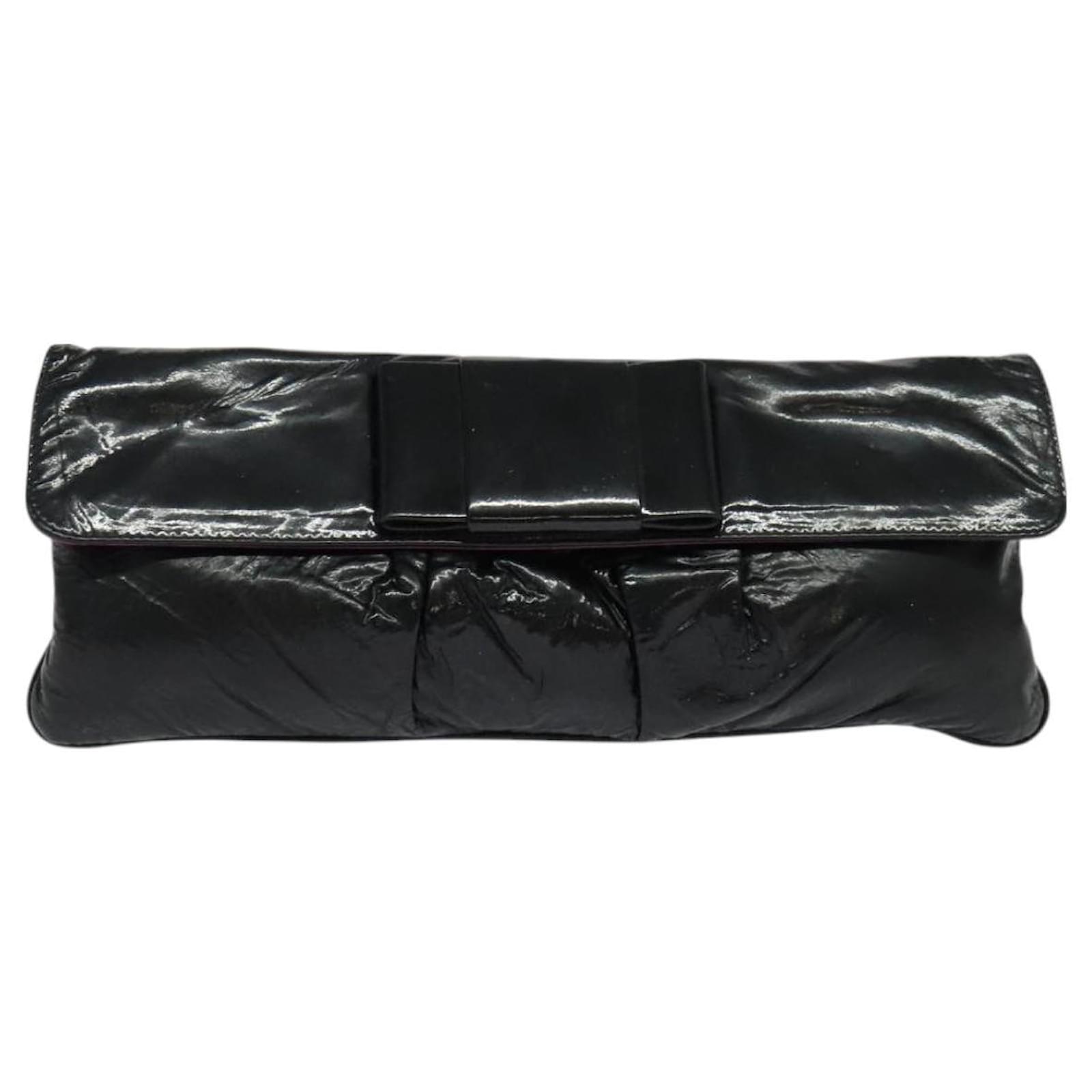 バッグ Miu Miu Archive Patent Clutch Bag Black Miu Miu Archive Patent Clutch Bag Black | eBay
