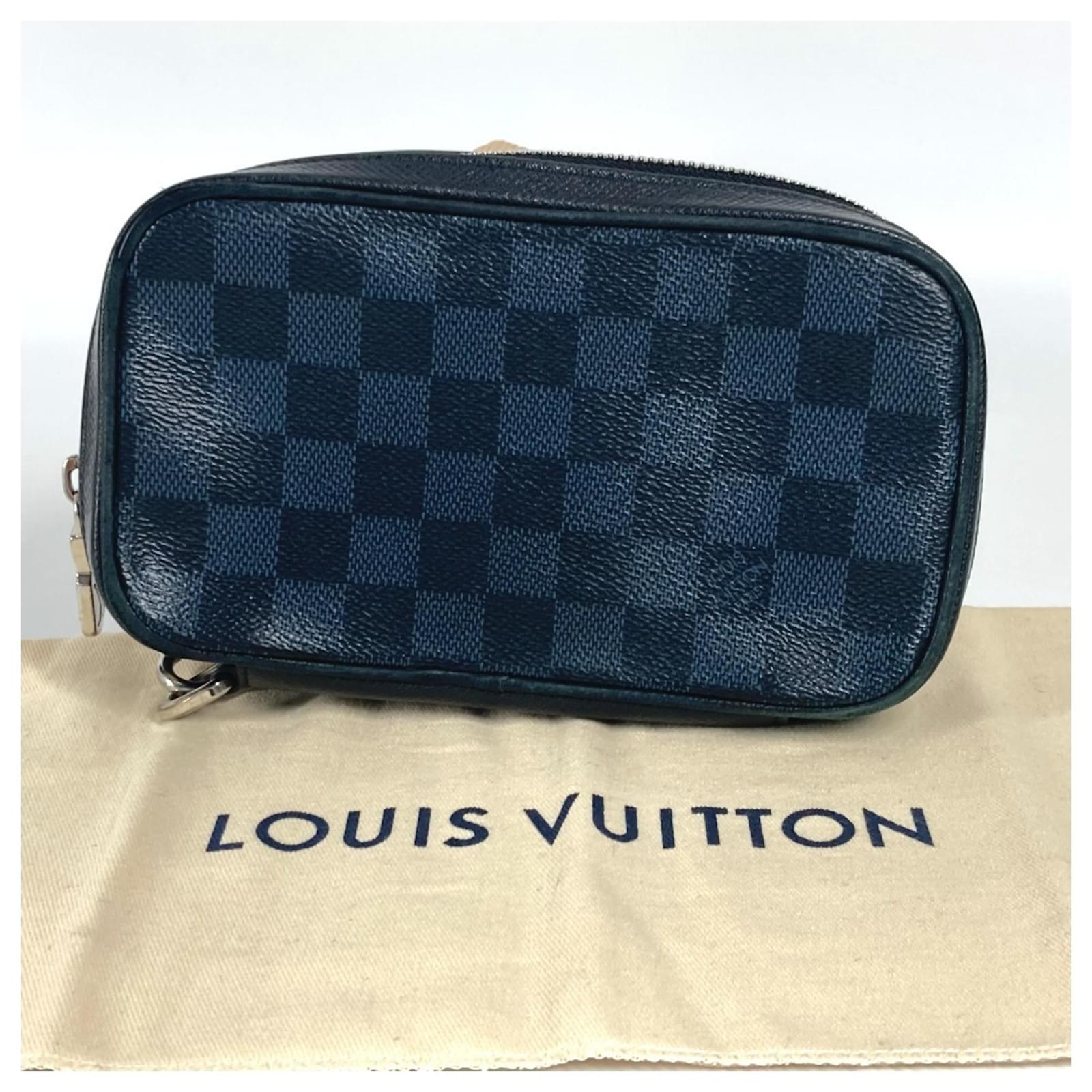Louis Vuitton Damier Cobalt Long Wallet Navy blue  ref.2336983
