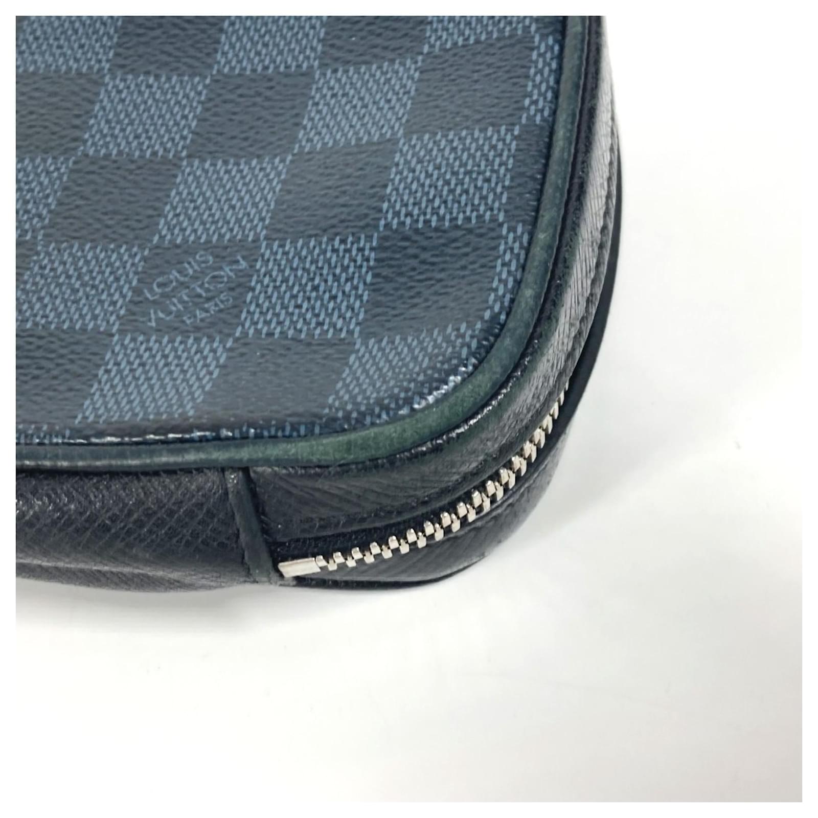 Louis Vuitton Damier Cobalt Long Wallet Navy blue  ref.2336983