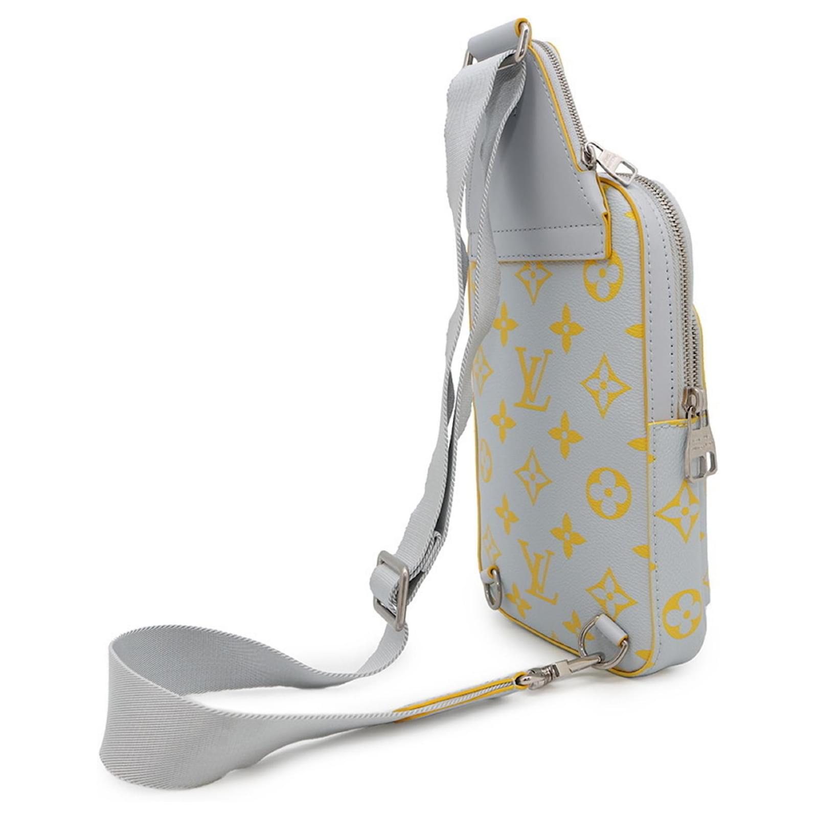 Louis Vuitton Monogram Glow Avenue Sling Bag Brown Yellow ref