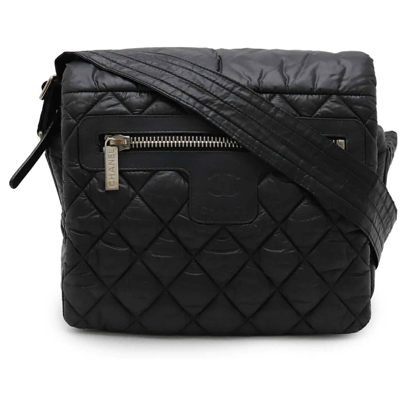 CHANEL Cococoon Matelassé Petit Sac à Bandoulière Nylon Noir ref