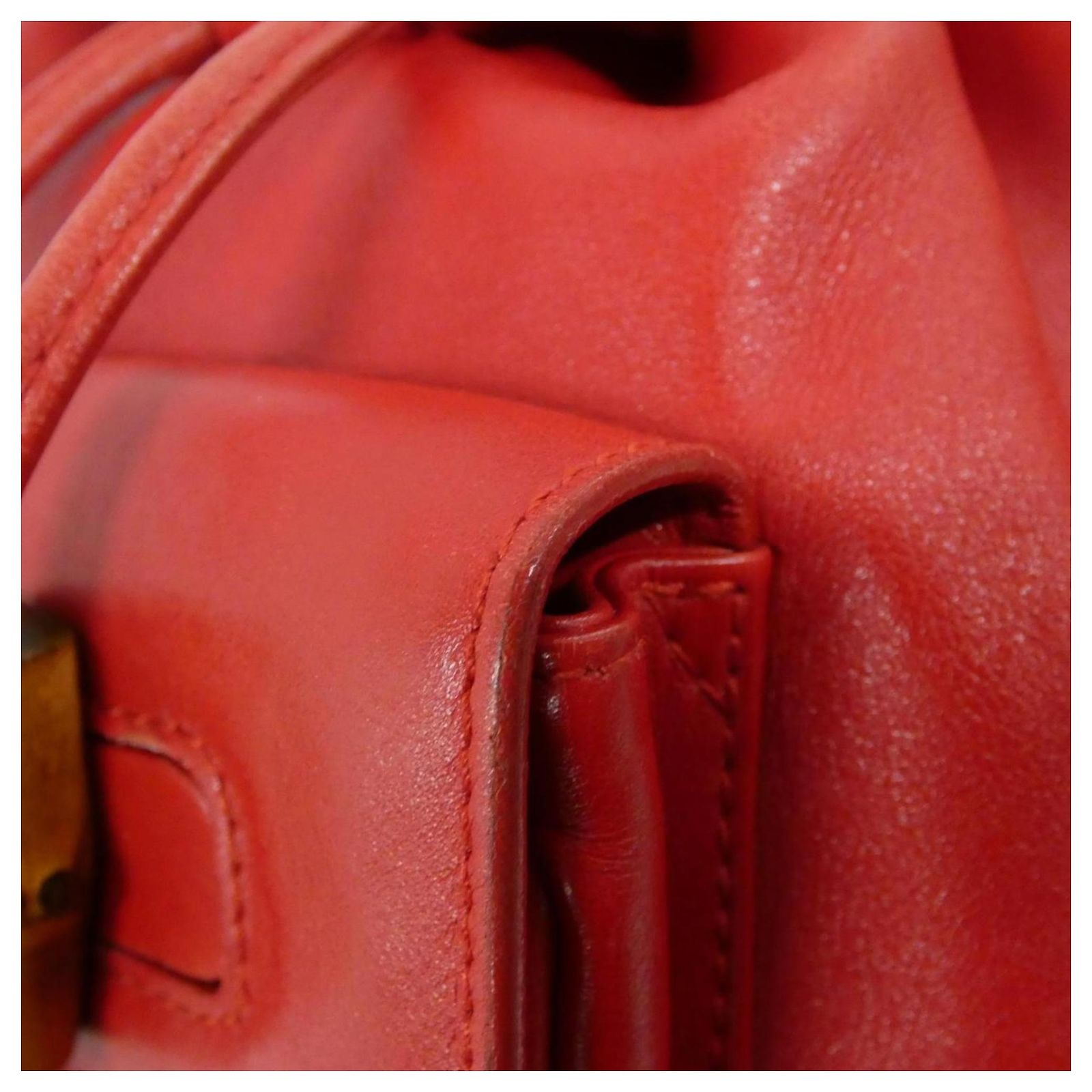 Gucci 003 2852 Backpack Gucci Gucci Leather Backpack Leather Backpack 003 2852 DUTY  main image 2