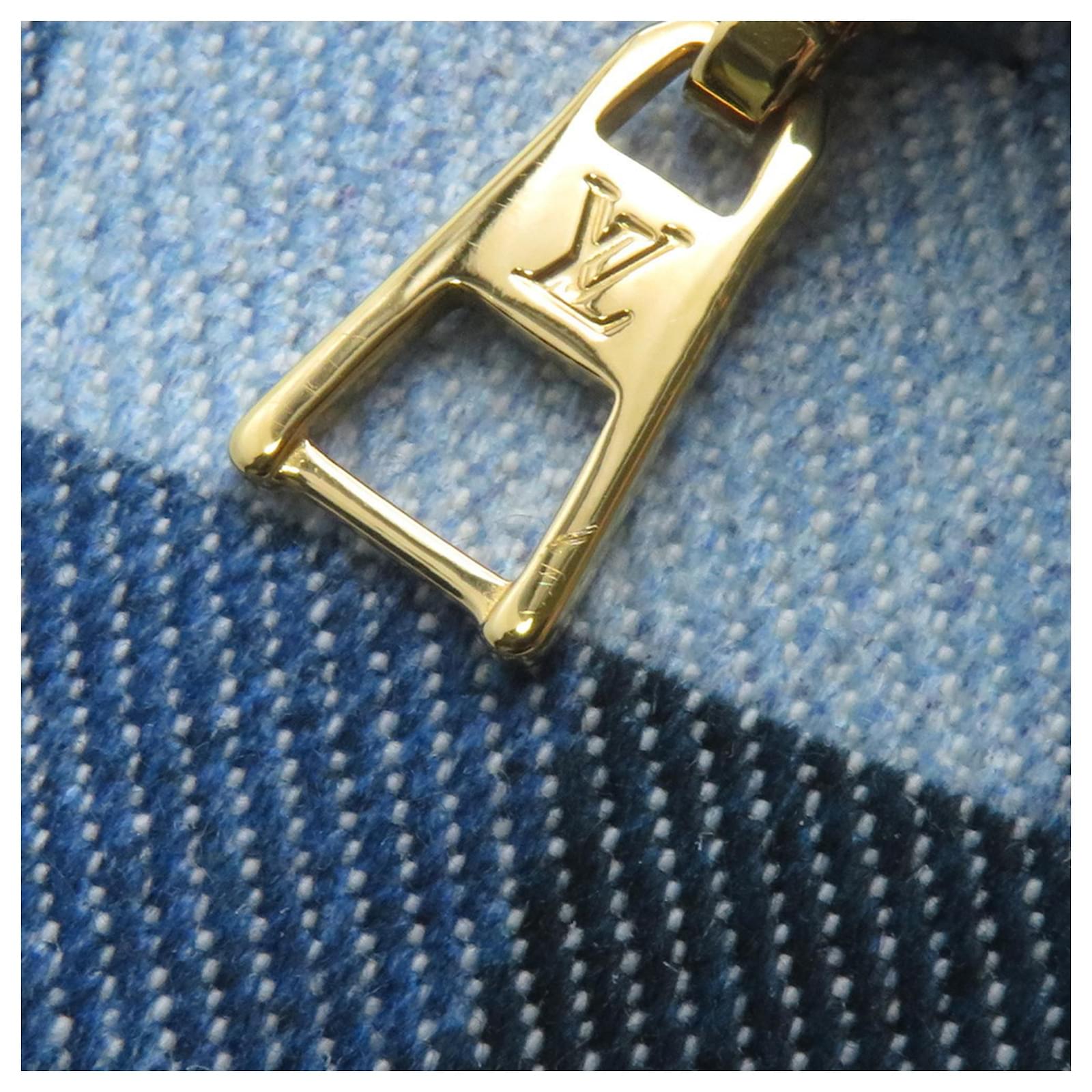 Louis Vuitton Monogram Denim Palm Springs MINI Backpack Red Blue ref.2339898