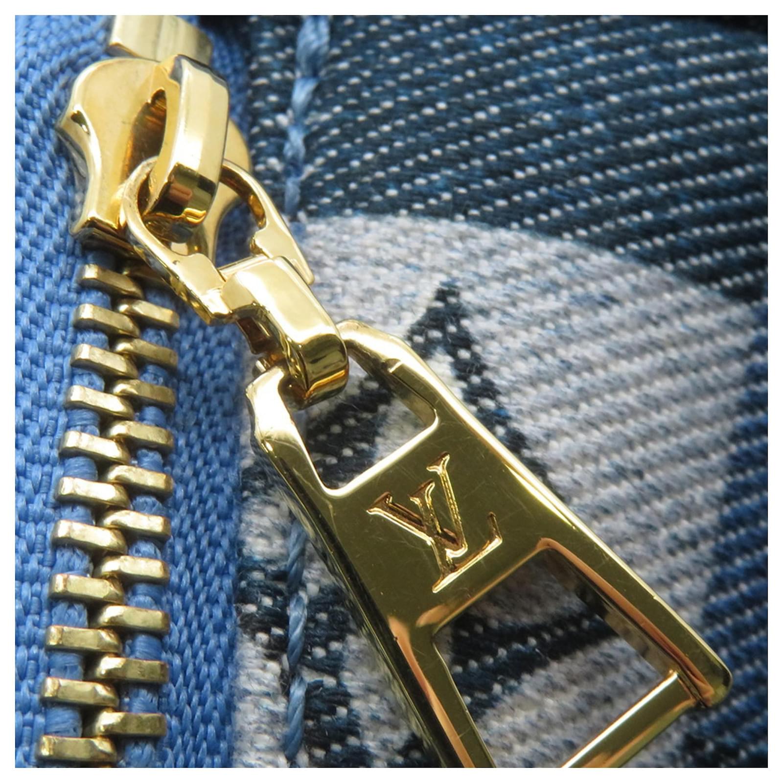 Louis Vuitton Monogram Denim Palm Springs MINI Backpack Red Blue ref.2339898