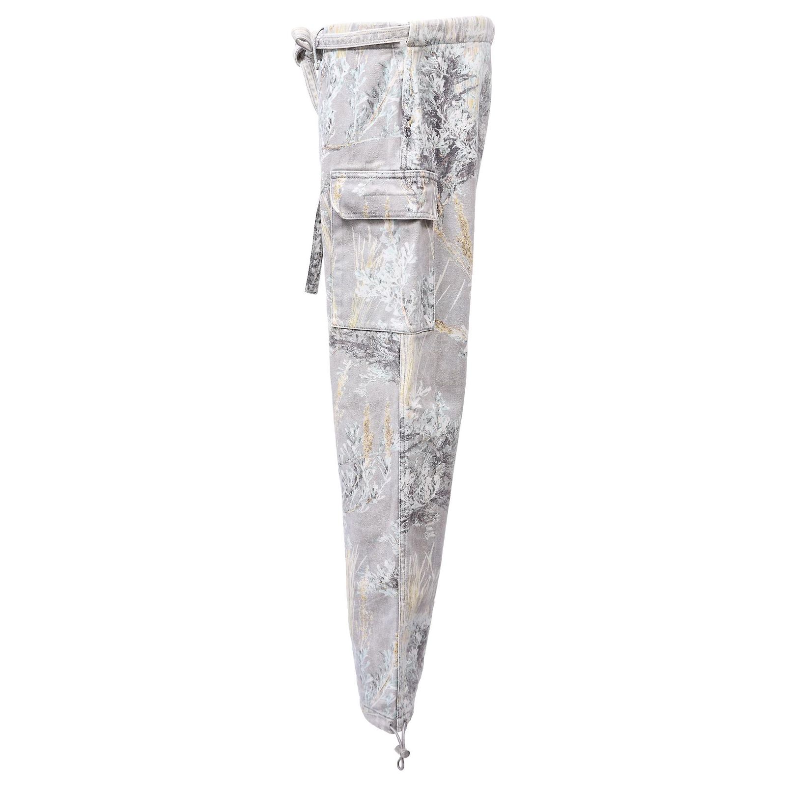 Fear Of God Printed Jiu Jitsu Pants in Ghost Camo Cotton Denim