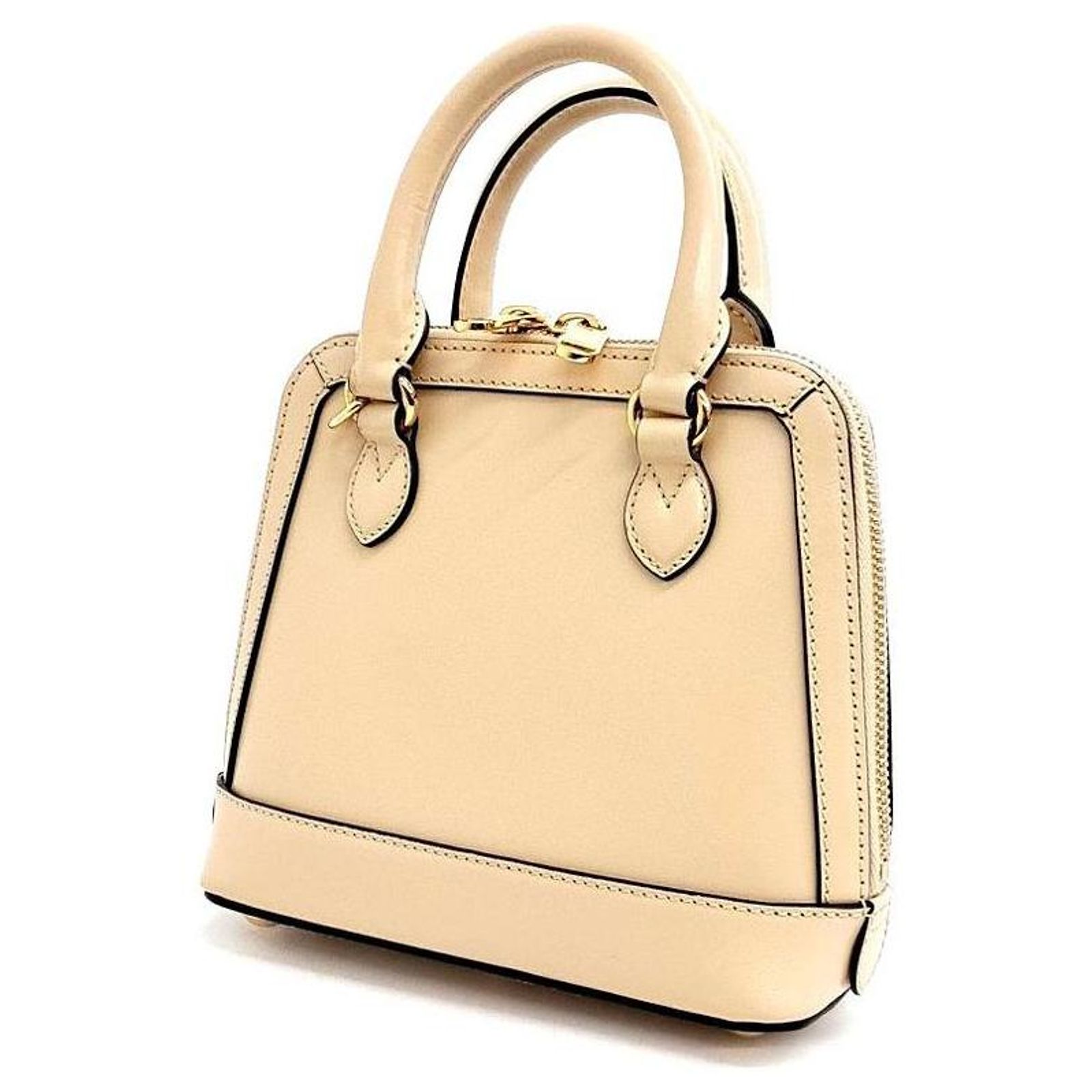 Gucci Horsebit 1955 Mini Top Handle Bag (640716) White Leather ref ...