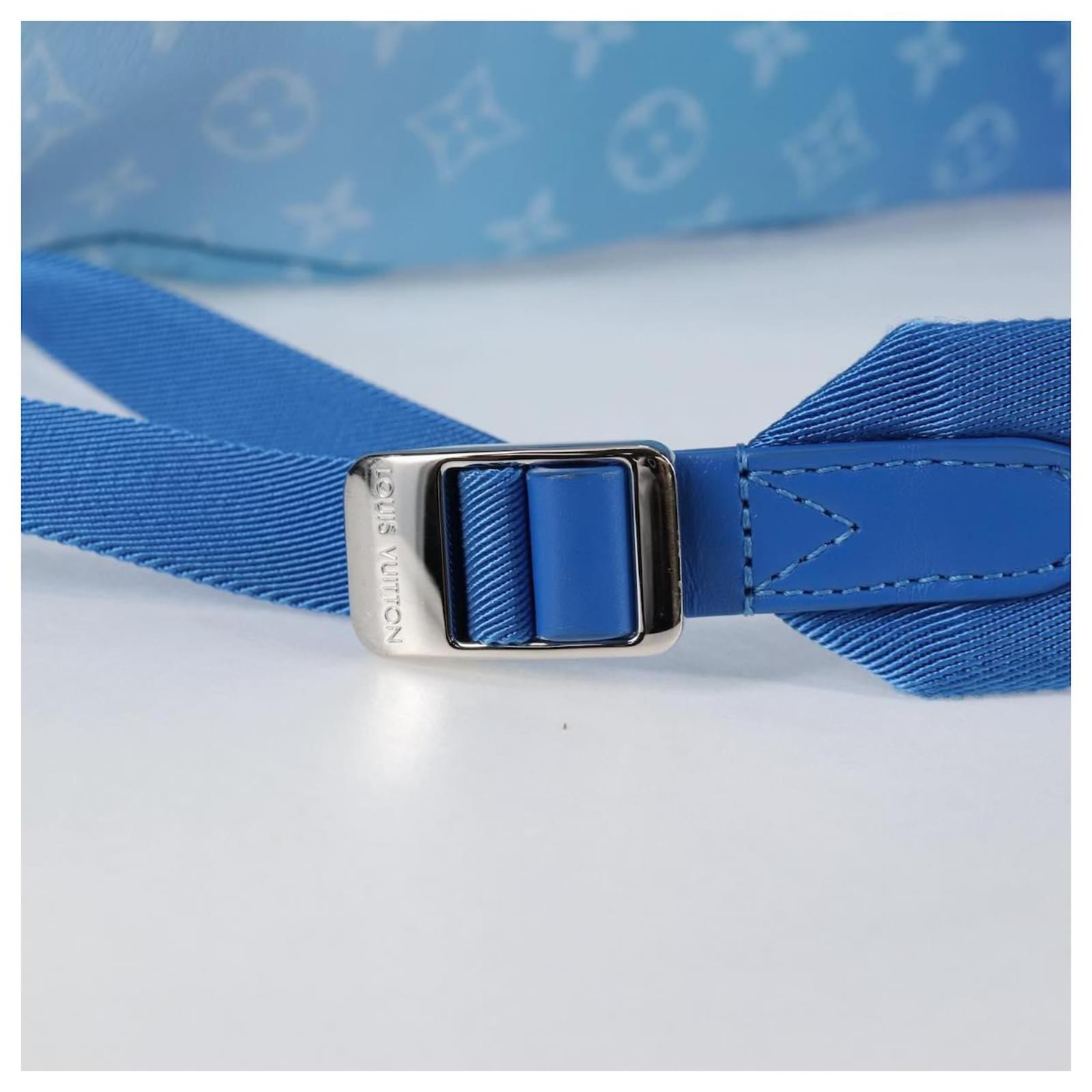 LOUIS VUITTON Clouds Backpack Multi Pocket Backpack Blue M45441 LV Auth 126591SM Cloth ref.2342098