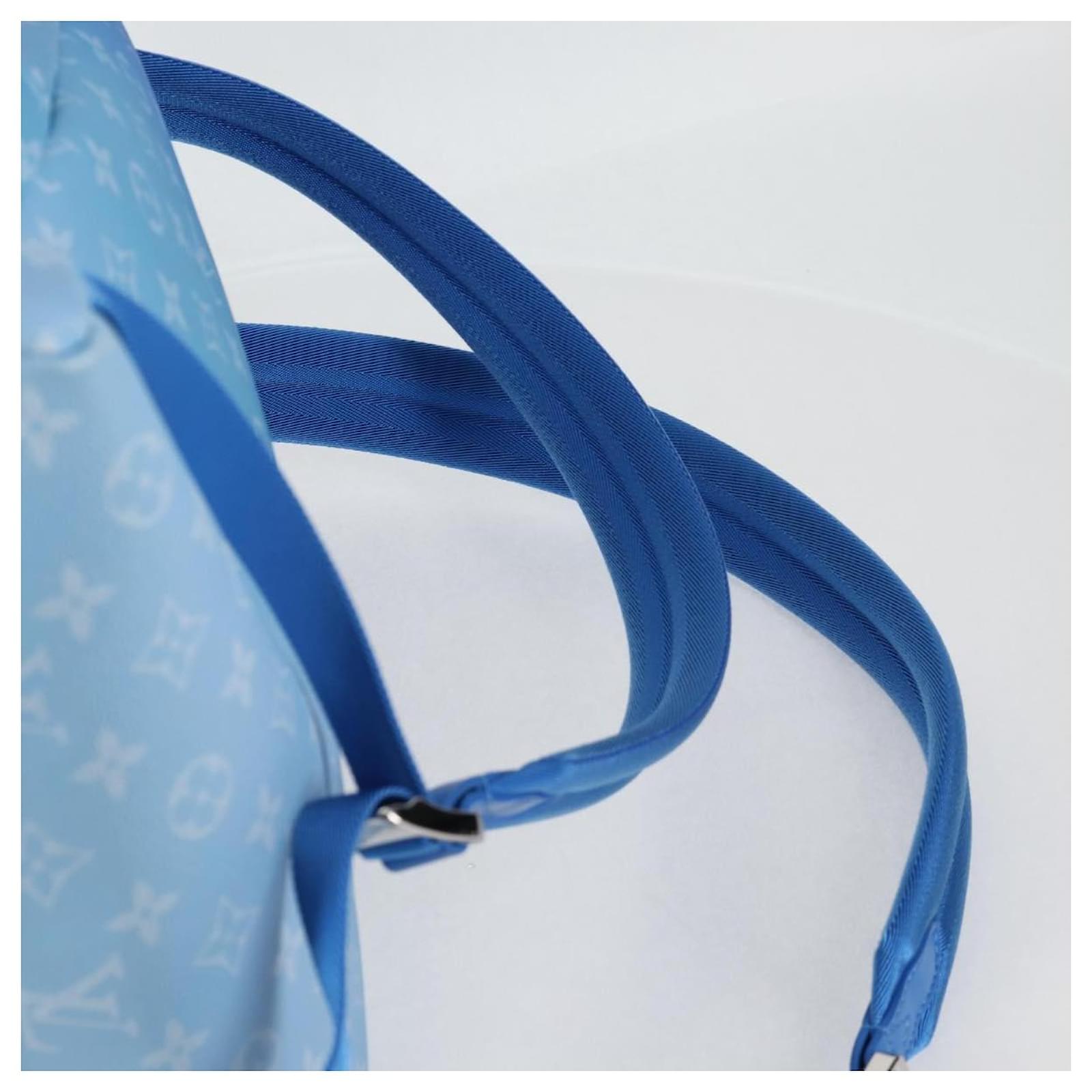 LOUIS VUITTON Clouds Backpack Multi Pocket Backpack Blue M45441 LV Auth 126591SM Cloth ref.2342098