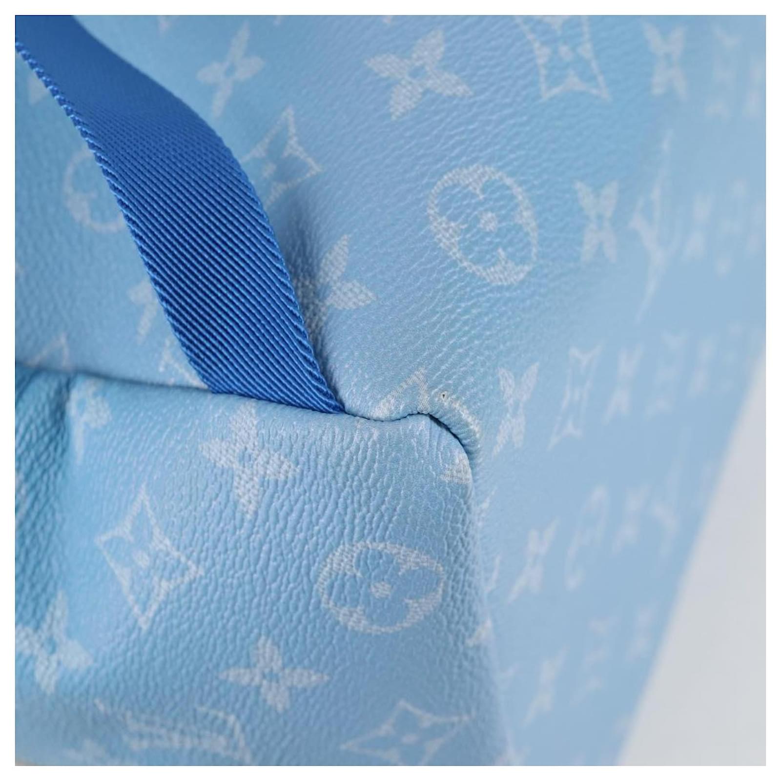 LOUIS VUITTON Clouds Backpack Multi Pocket Backpack Blue M45441 LV Auth 126591SM Cloth ref.2342098