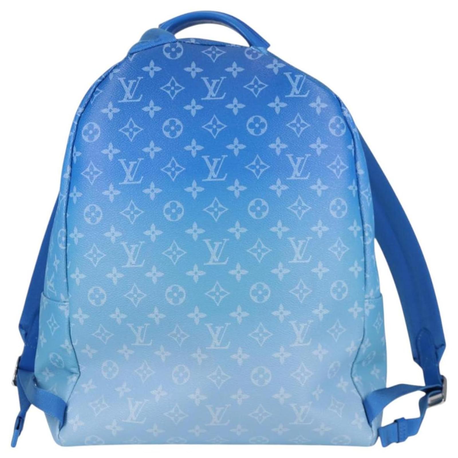 LOUIS VUITTON Clouds Backpack Multi Pocket Backpack Blue M45441 LV Auth 126591SM Cloth ref.2342098