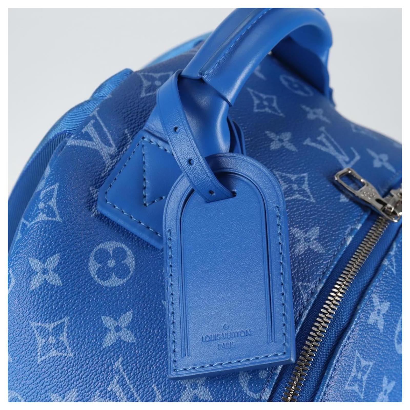 LOUIS VUITTON Clouds Backpack Multi Pocket Backpack Blue M45441 LV Auth 126591SM Cloth ref.2342098