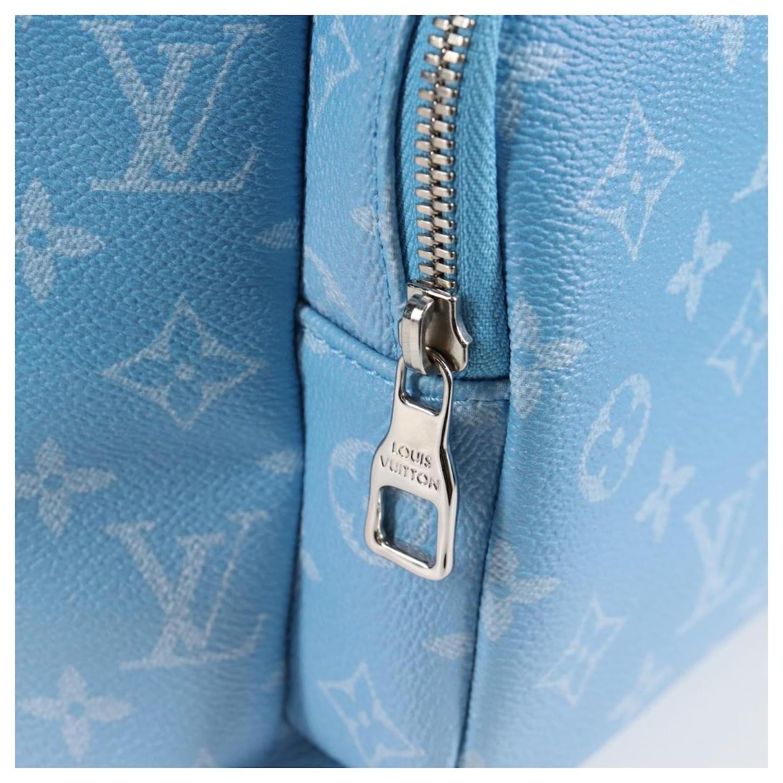 LOUIS VUITTON Clouds Backpack Multi Pocket Backpack Blue M45441 LV Auth 126591SM Cloth ref.2342098