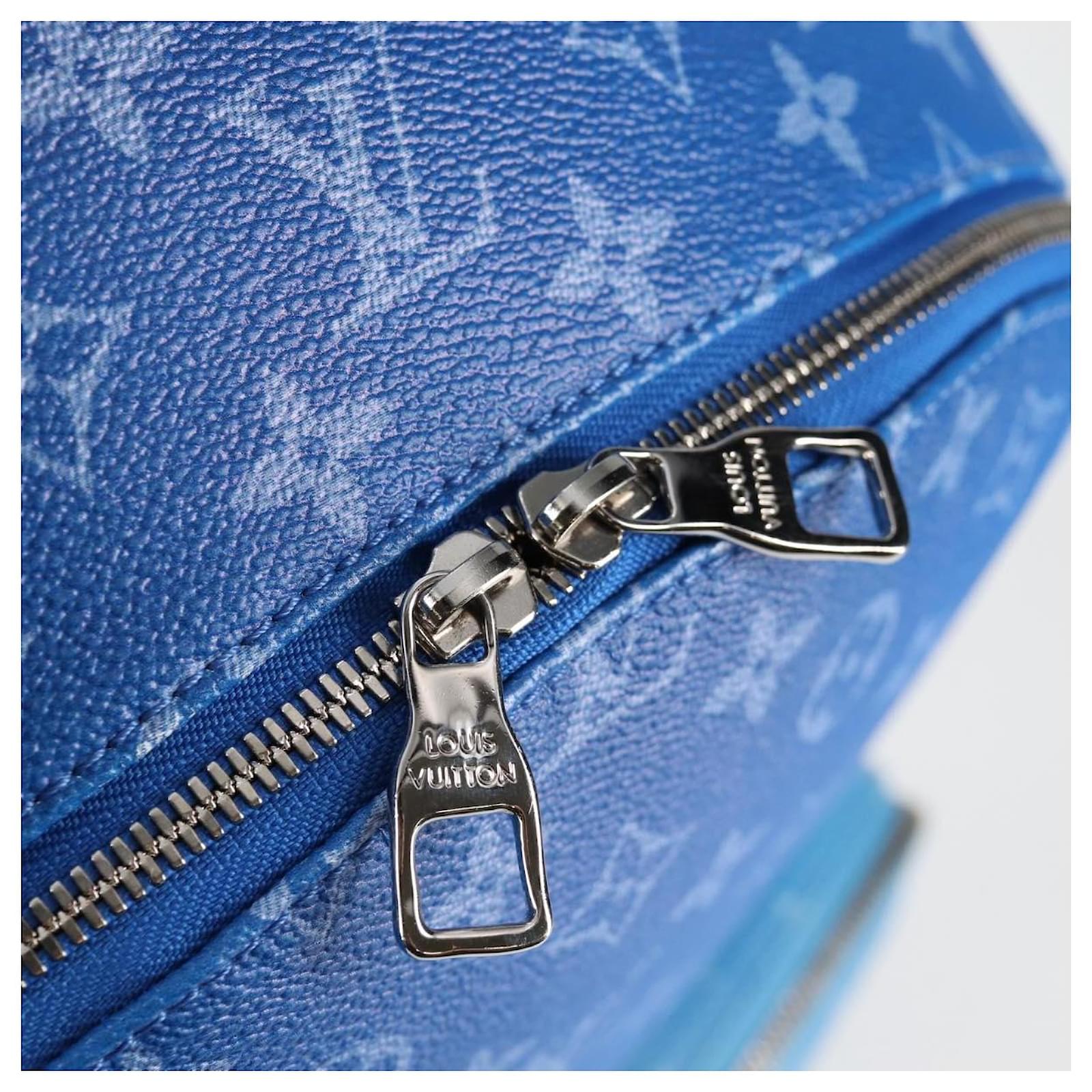LOUIS VUITTON Clouds Backpack Multi Pocket Backpack Blue M45441 LV Auth 126591SM Cloth ref.2342098