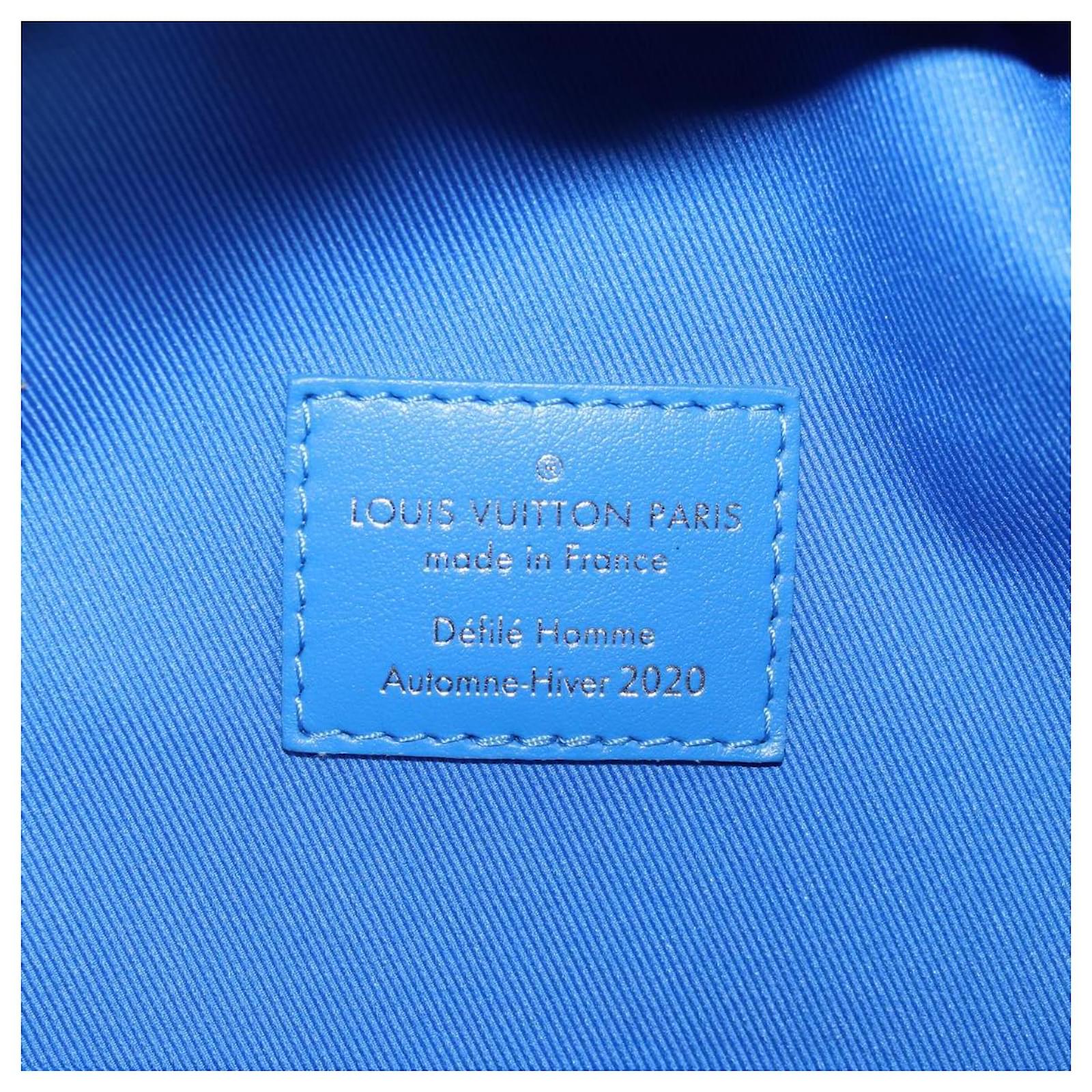 LOUIS VUITTON Clouds Backpack Multi Pocket Backpack Blue M45441 LV Auth 126591SM Cloth ref.2342098