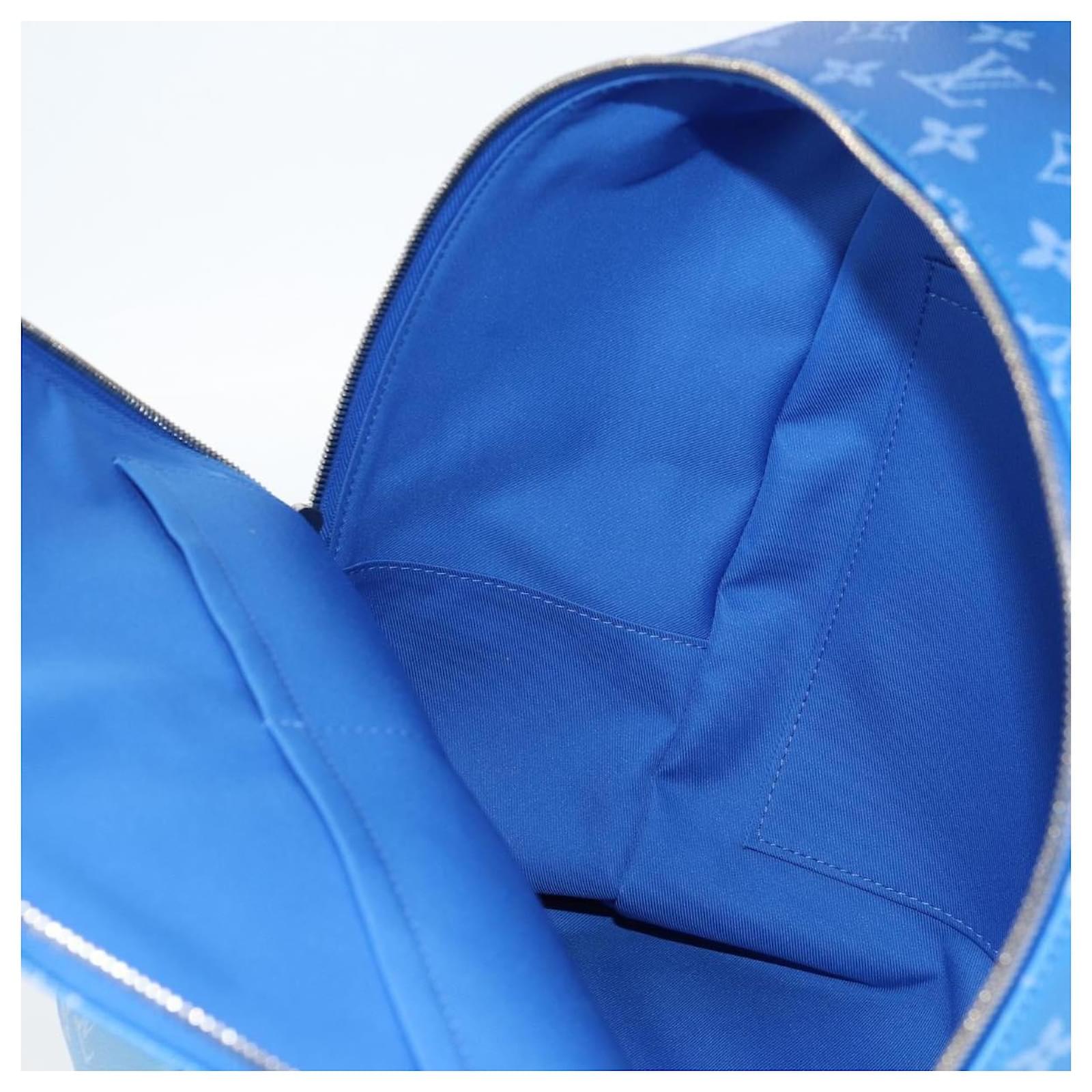 LOUIS VUITTON Clouds Backpack Multi Pocket Backpack Blue M45441 LV Auth 126591SM Cloth ref.2342098