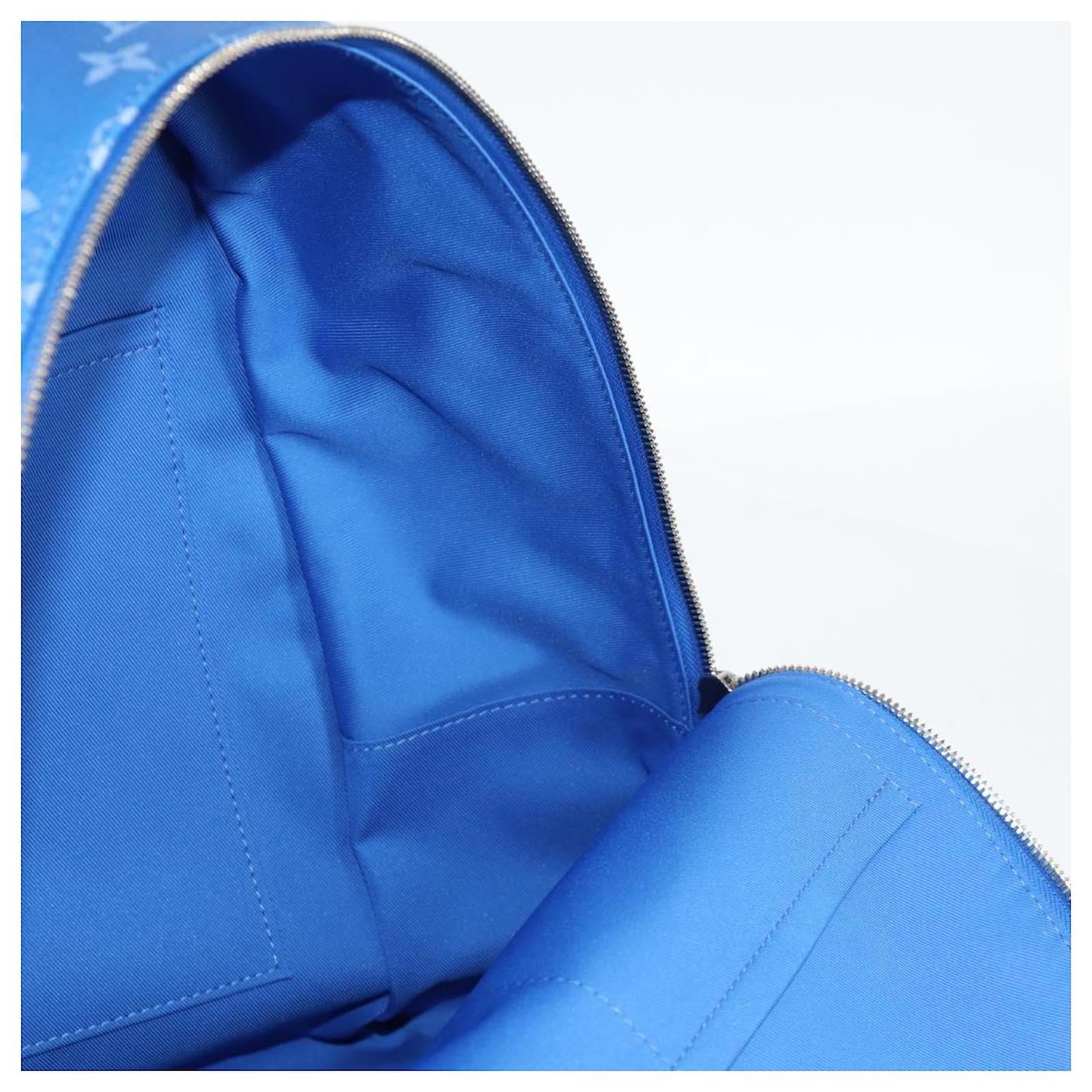 LOUIS VUITTON Clouds Backpack Multi Pocket Backpack Blue M45441 LV Auth 126591SM Cloth ref.2342098