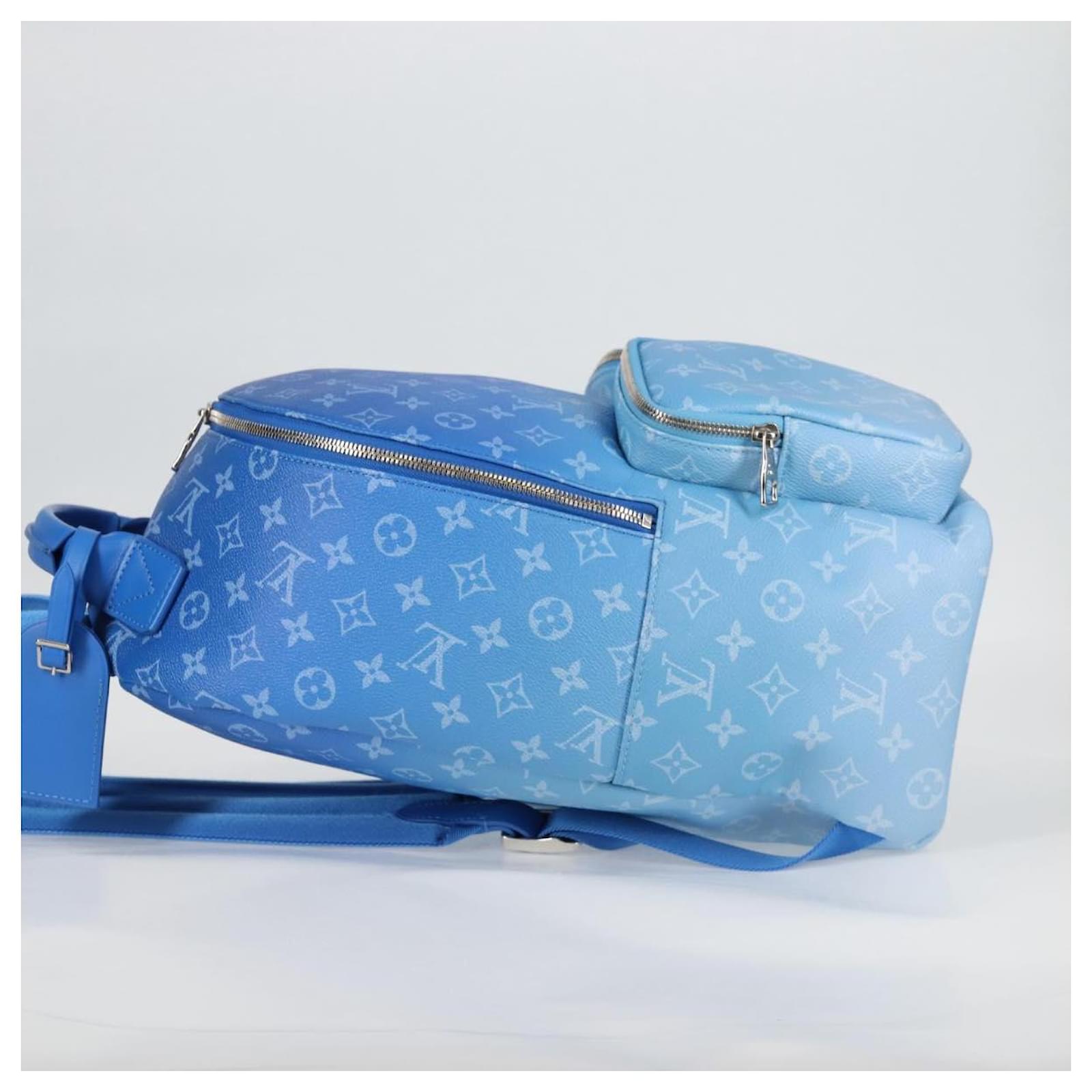 LOUIS VUITTON Clouds Backpack Multi Pocket Backpack Blue M45441 LV Auth 126591SM Cloth ref.2342098