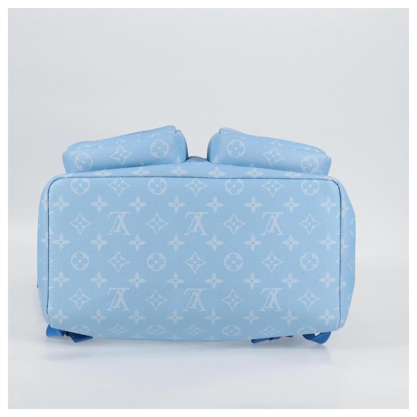 LOUIS VUITTON Clouds Backpack Multi Pocket Backpack Blue M45441 LV Auth 126591SM Cloth ref.2342098