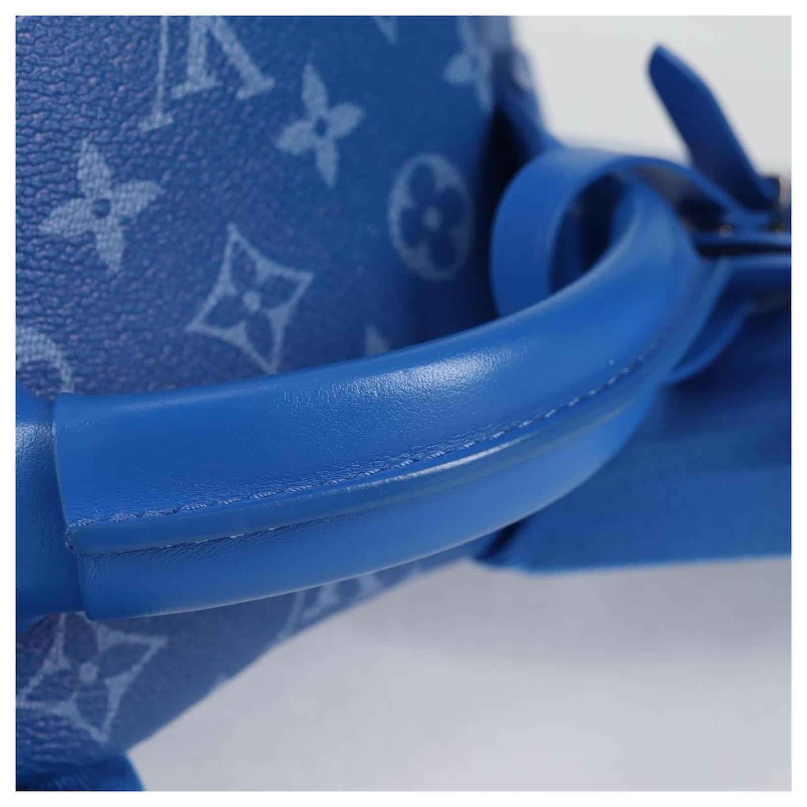 LOUIS VUITTON Clouds Backpack Multi Pocket Backpack Blue M45441 LV Auth 126591SM Cloth ref.2342098