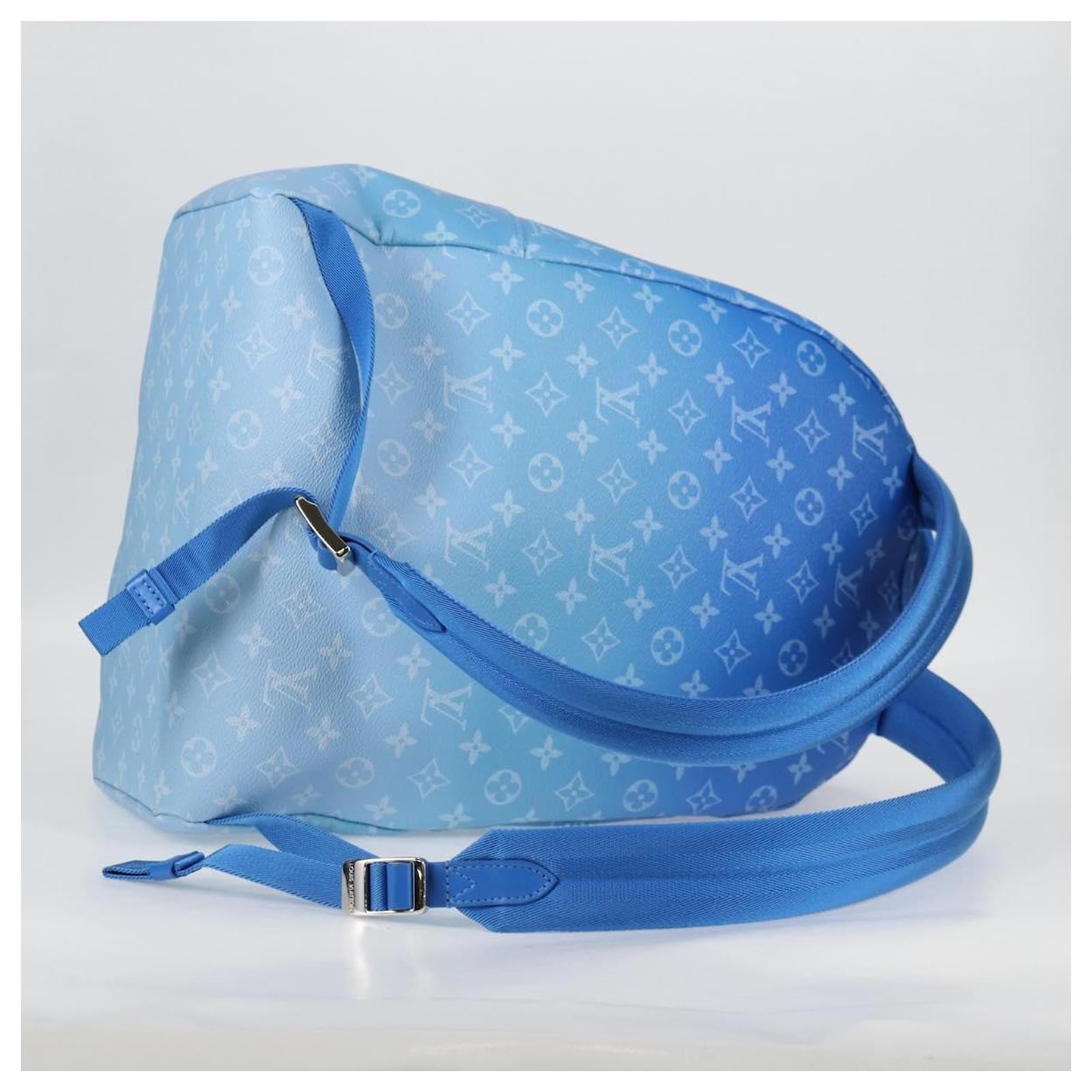 LOUIS VUITTON Clouds Backpack Multi Pocket Backpack Blue M45441 LV Auth 126591SM Cloth ref.2342098