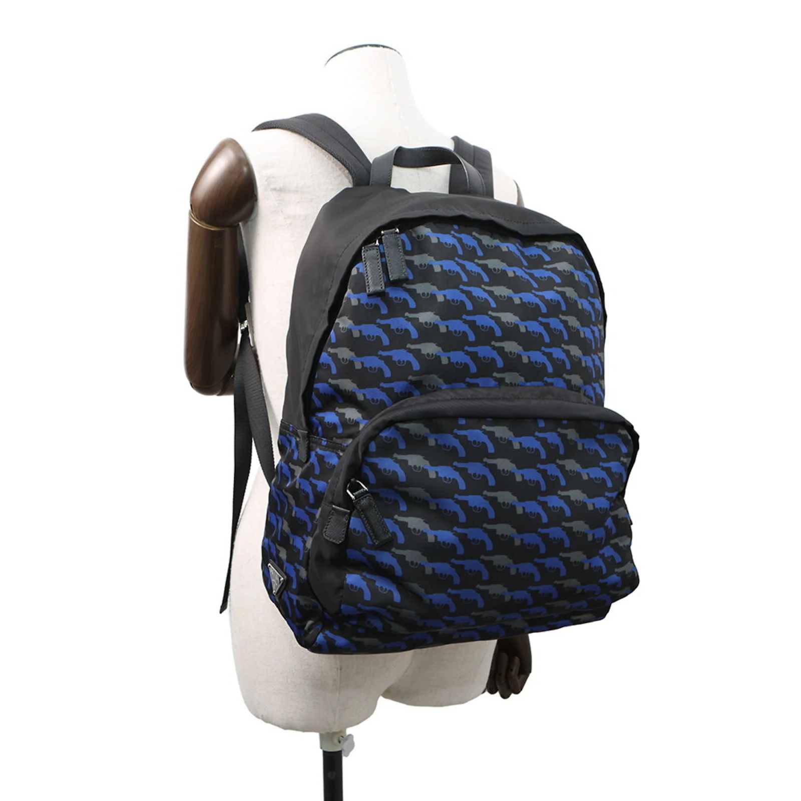 Prada Backpack Pistol Print Nylon VZ0066 PRADA Black Prada Backpack Pistol Print Nylon VZ0066 PRADA Black | eLADY  main image 2