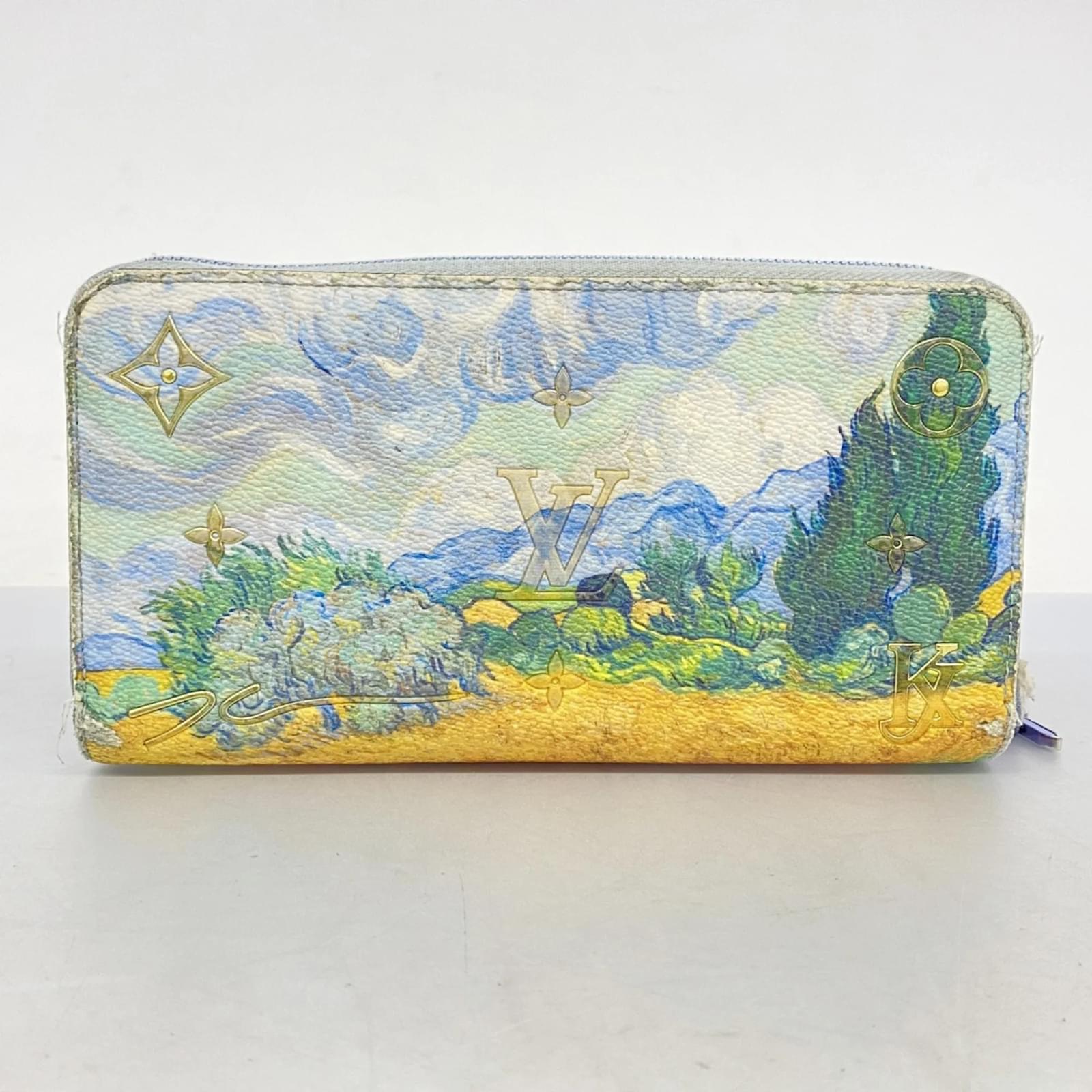 Louis Vuitton Long Wallet Monogram Certy Masters Collection Blue  ref.2344390