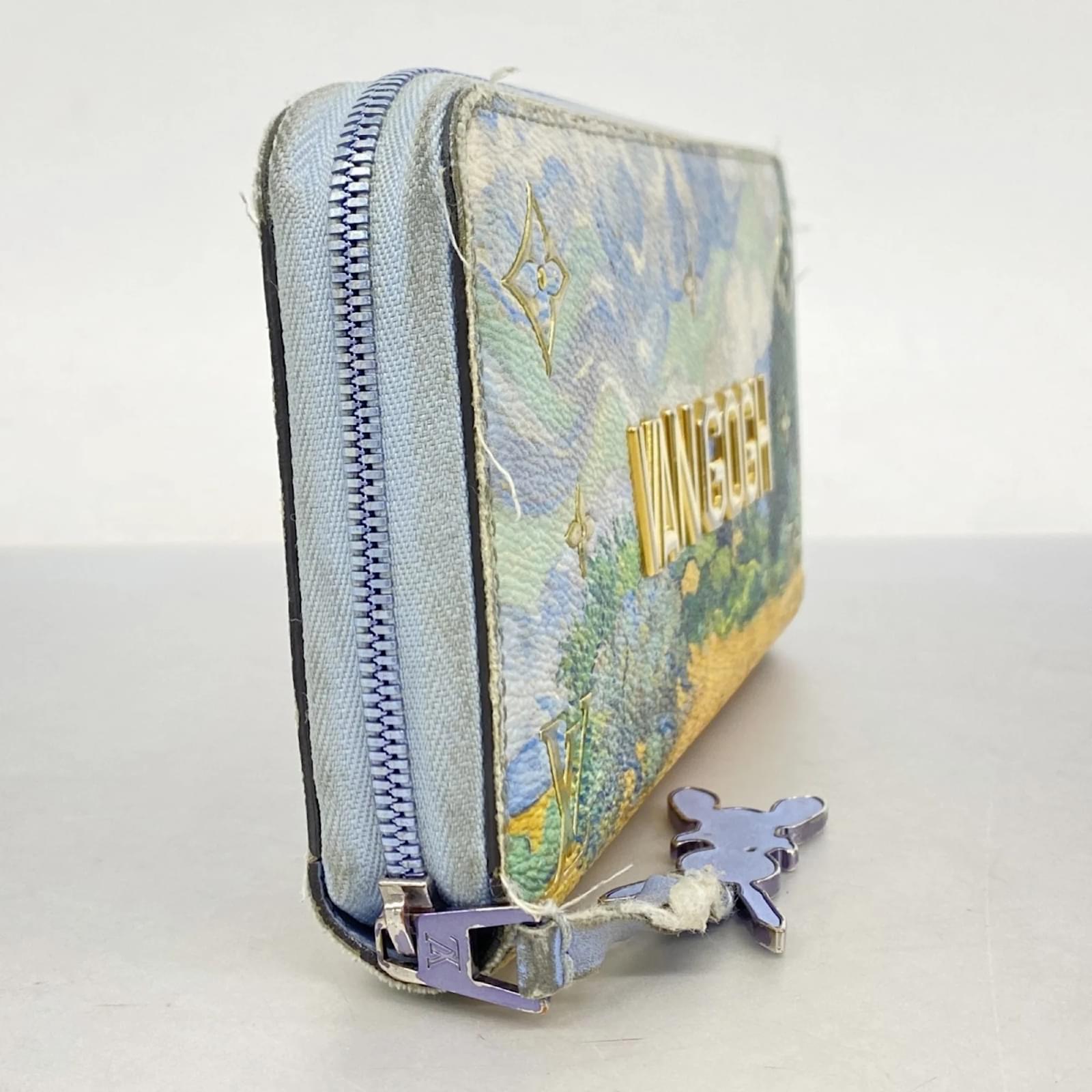 Louis Vuitton Long Wallet Monogram Certy Masters Collection Blue  ref.2344390